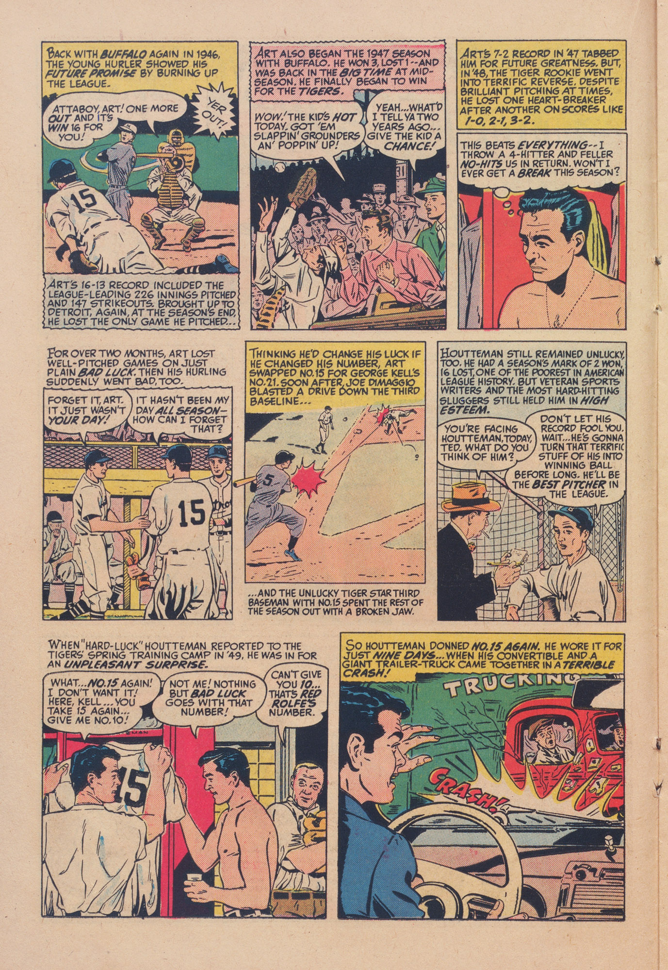 Read online Babe Ruth Sports Comics comic -  Issue #11 - 14