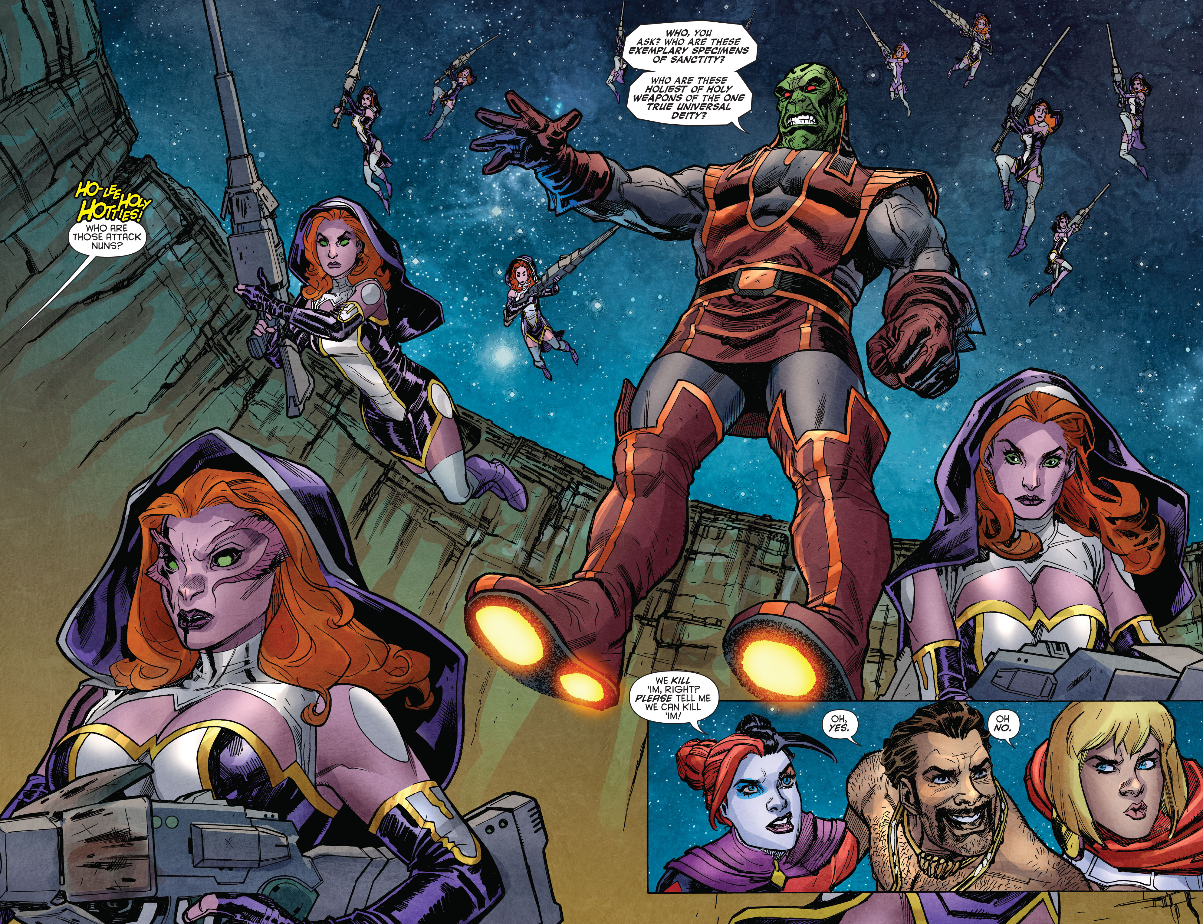 Read online Harley Quinn and Power Girl comic -  Issue #4 - 16