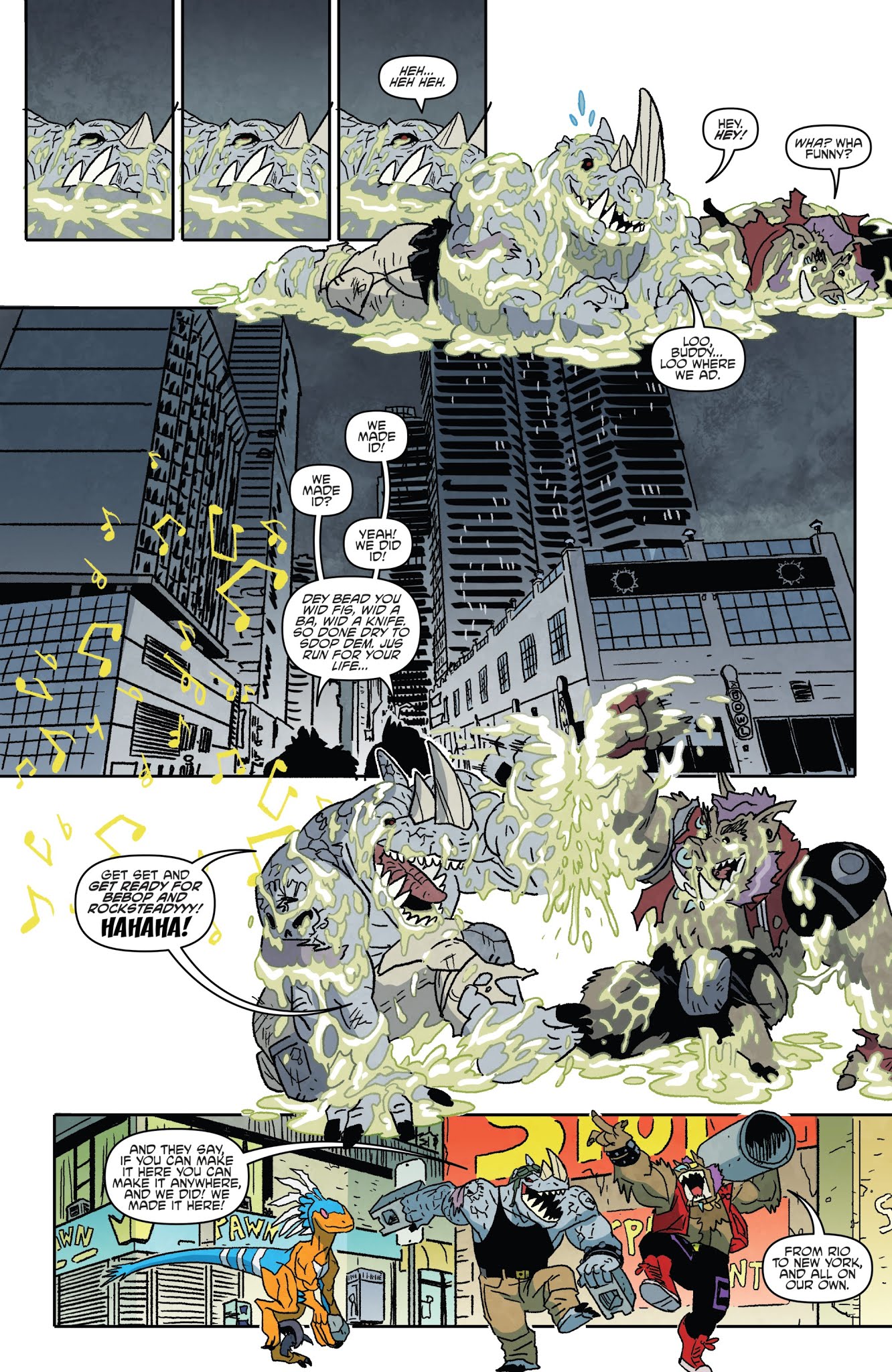 Read online Teenage Mutant Ninja Turtles: Bebop & Rocksteady Hit the Road comic -  Issue #5 - 20
