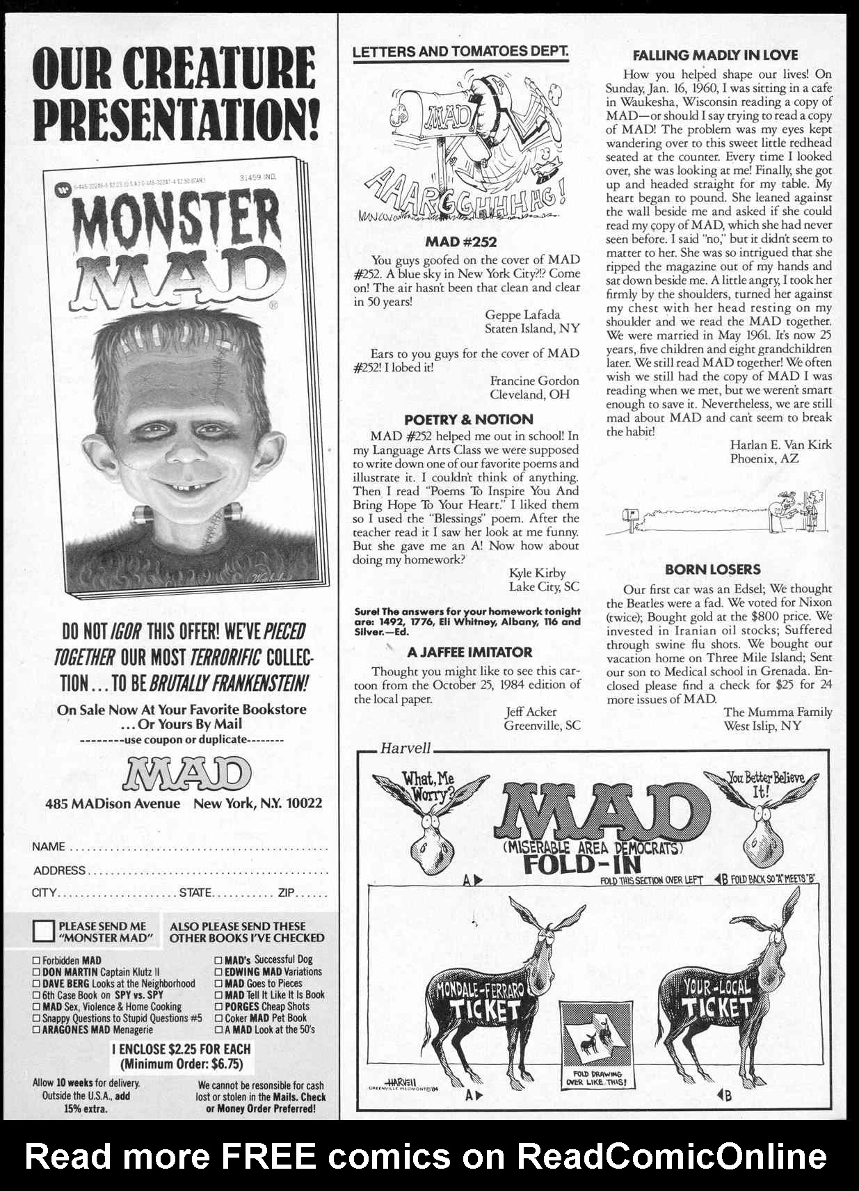 Read online MAD comic -  Issue #254 - 4