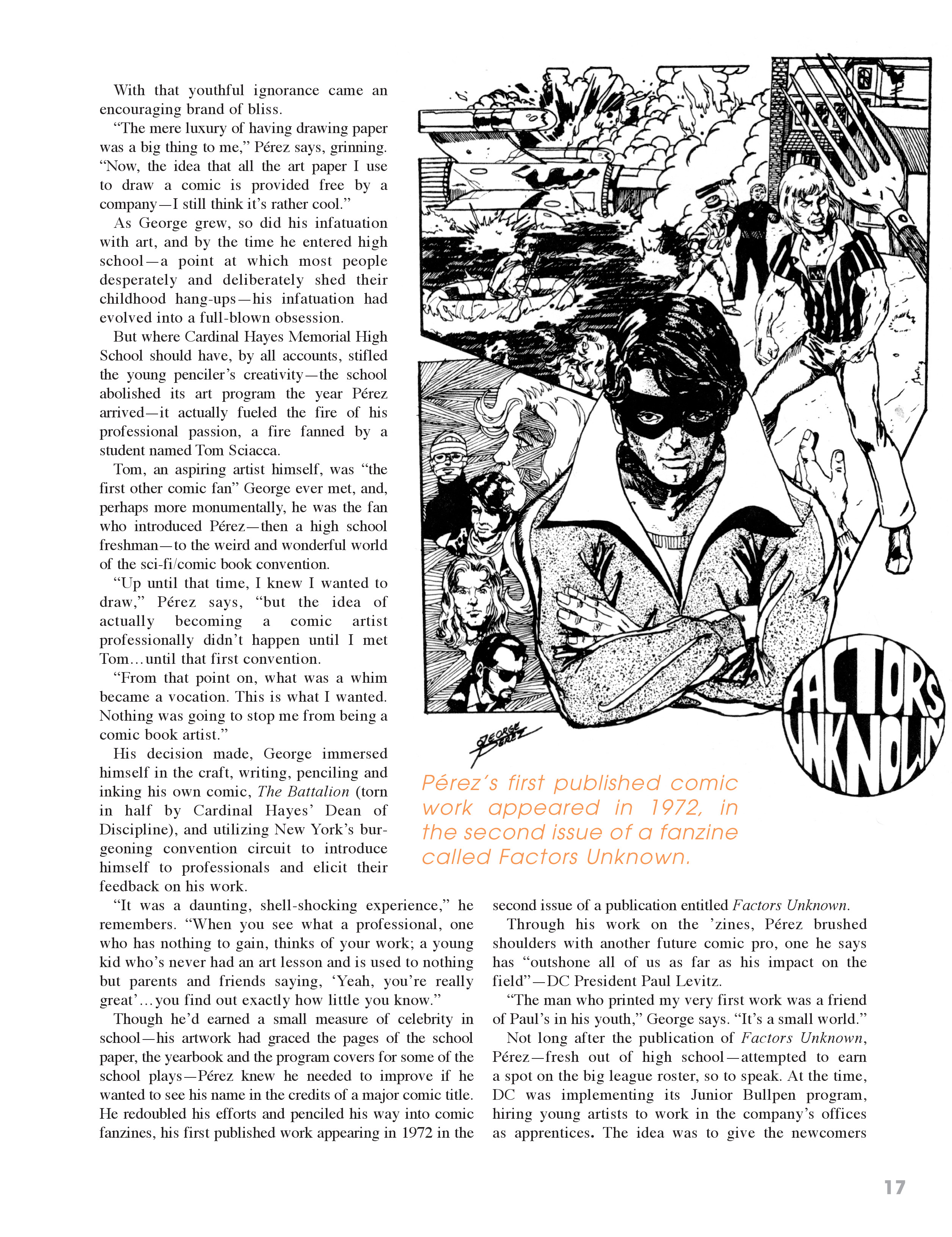 Read online George Perez Storyteller comic -  Issue # TPB 2 (Part 1) - 17
