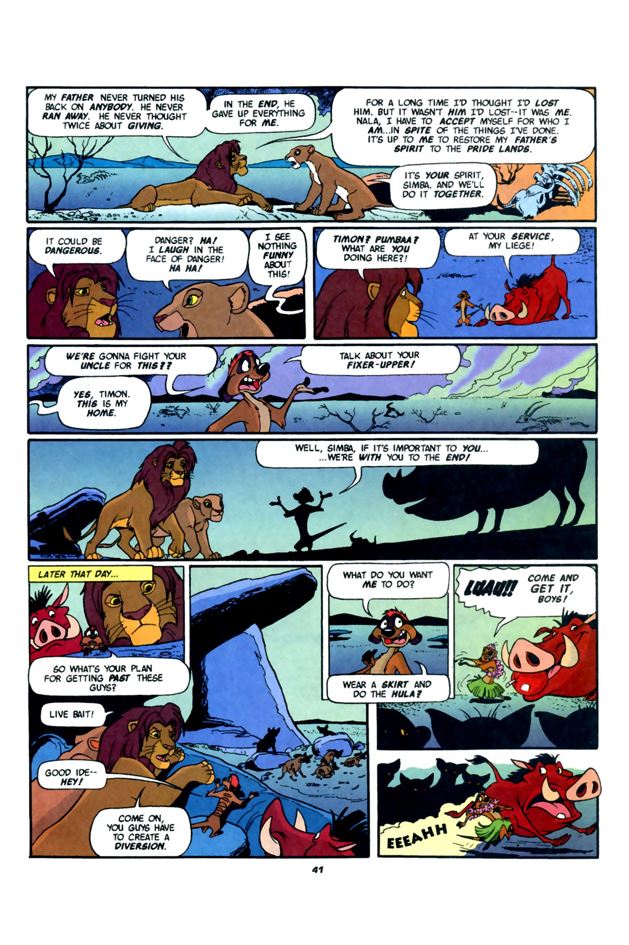 Read online Disney's The Lion King comic -  Issue #1 - 43