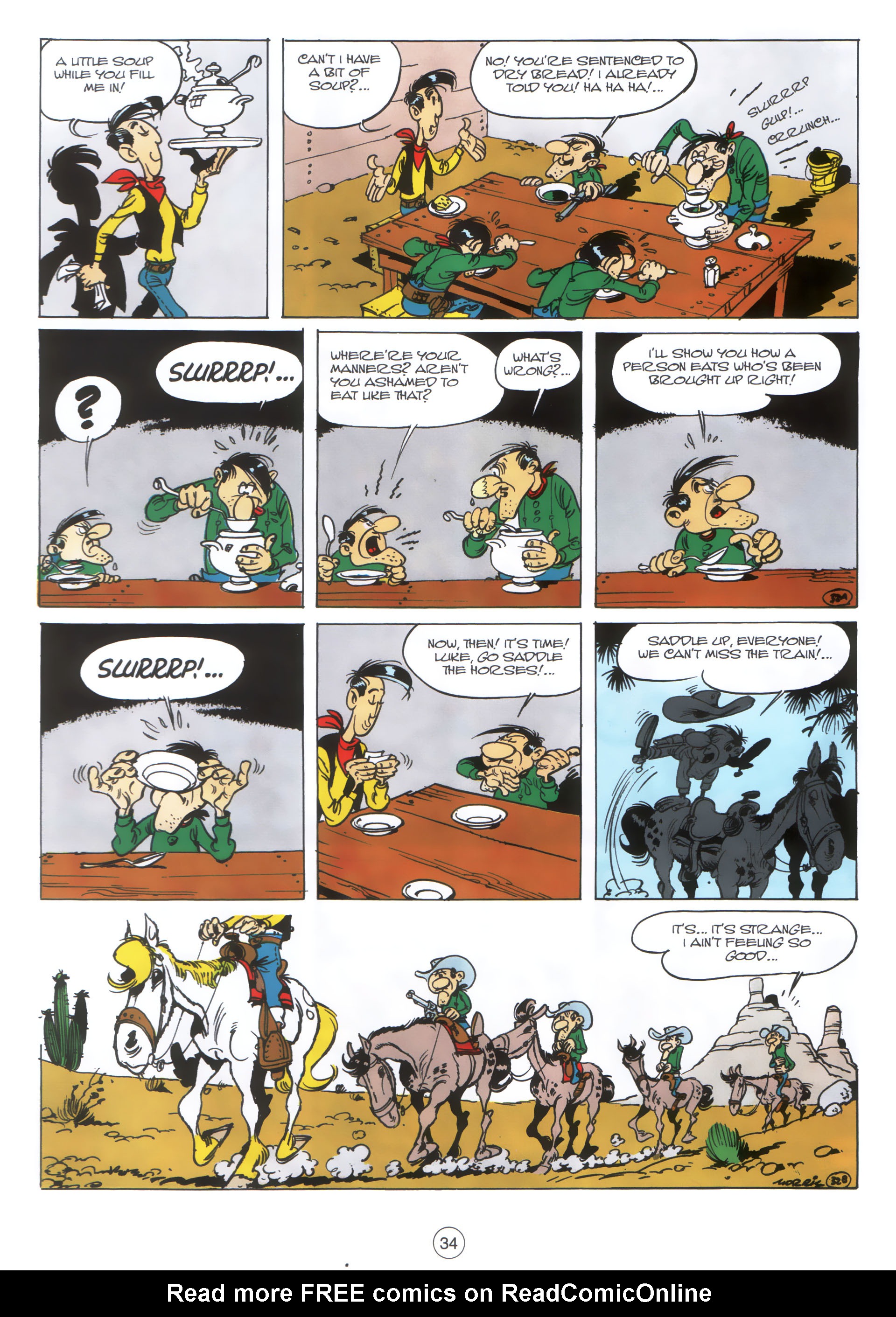 Read online A Lucky Luke Adventure comic -  Issue #30 - 33