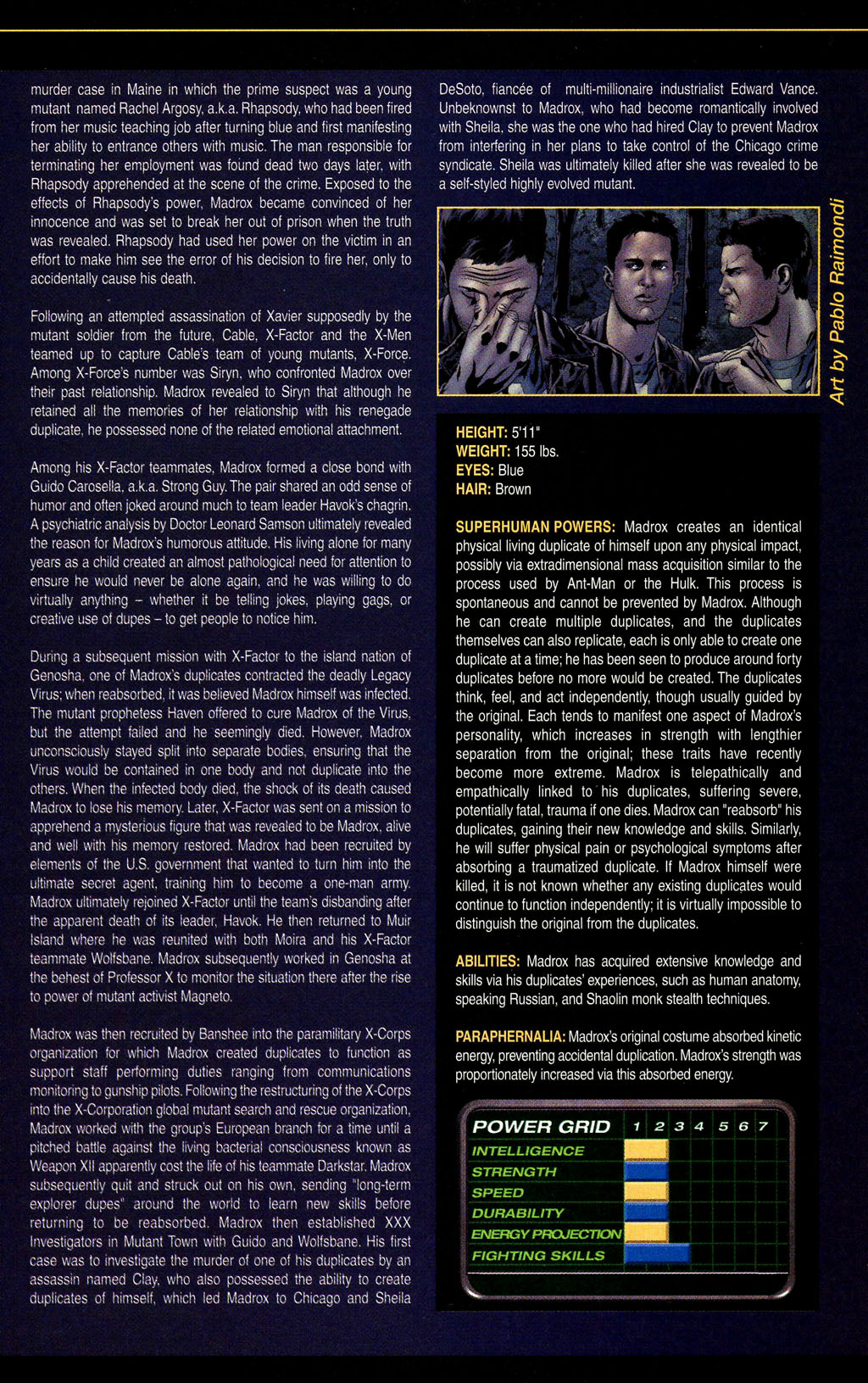 Read online The Official Handbook of the Marvel Universe: Marvel Knights comic -  Issue # Full - 34