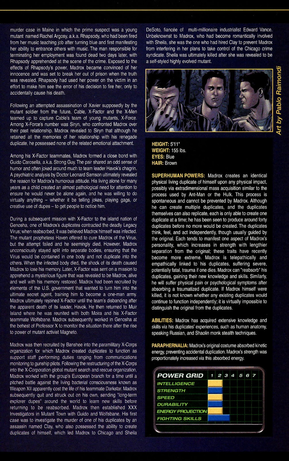 The Official Handbook of the Marvel Universe: Marvel Knights issue Full - Page 34