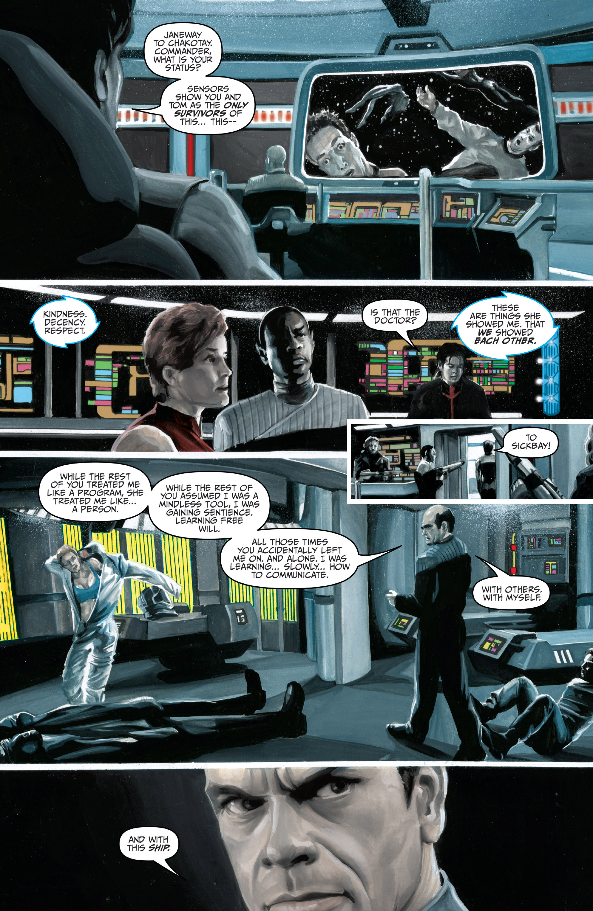 Read online Star Trek: Voyager: Mirrors and Smoke One-Shot comic -  Issue # Full - 14