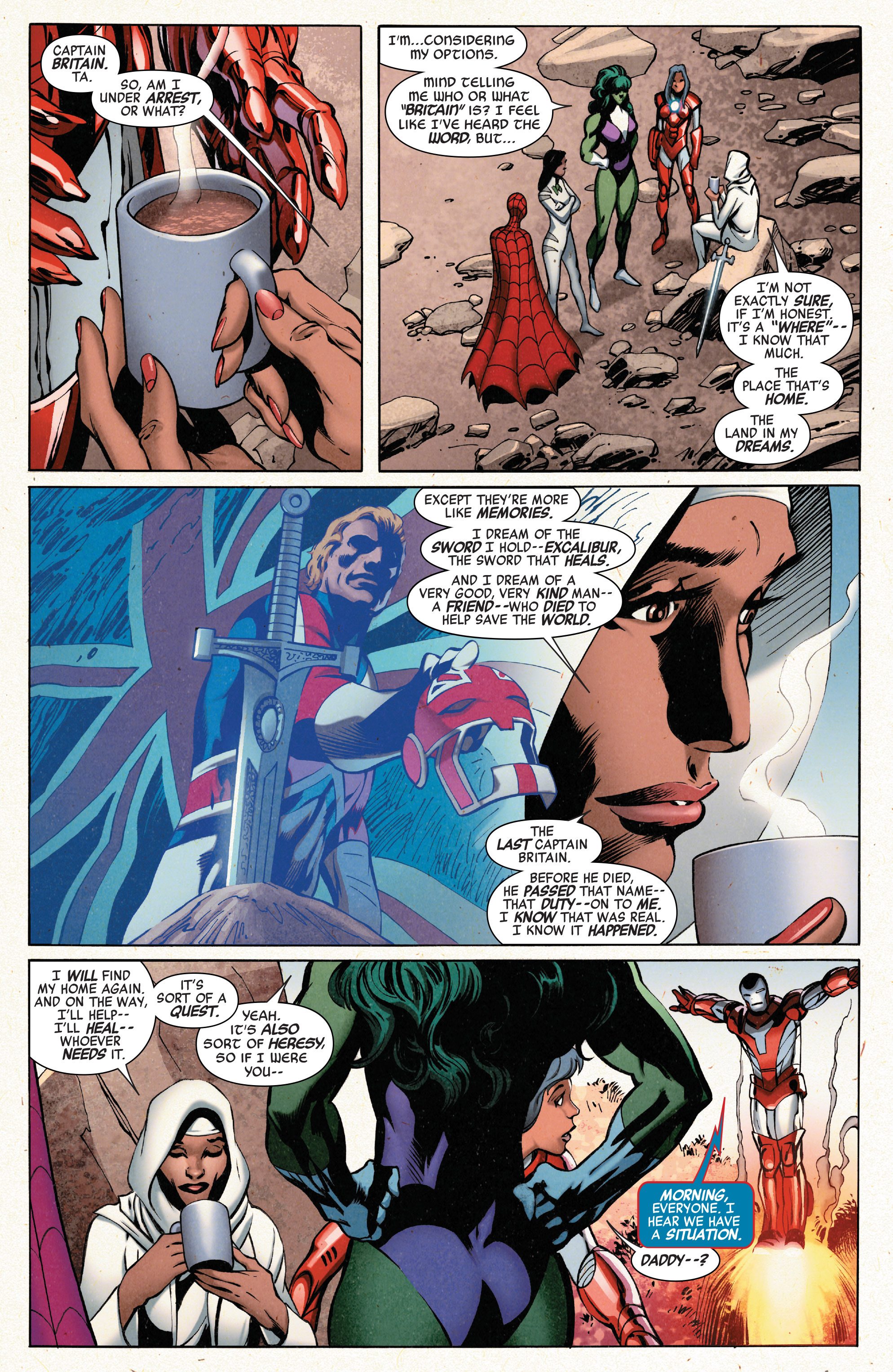 Read online Captain Britain and the Mighty Defenders comic -  Issue #1 - 13
