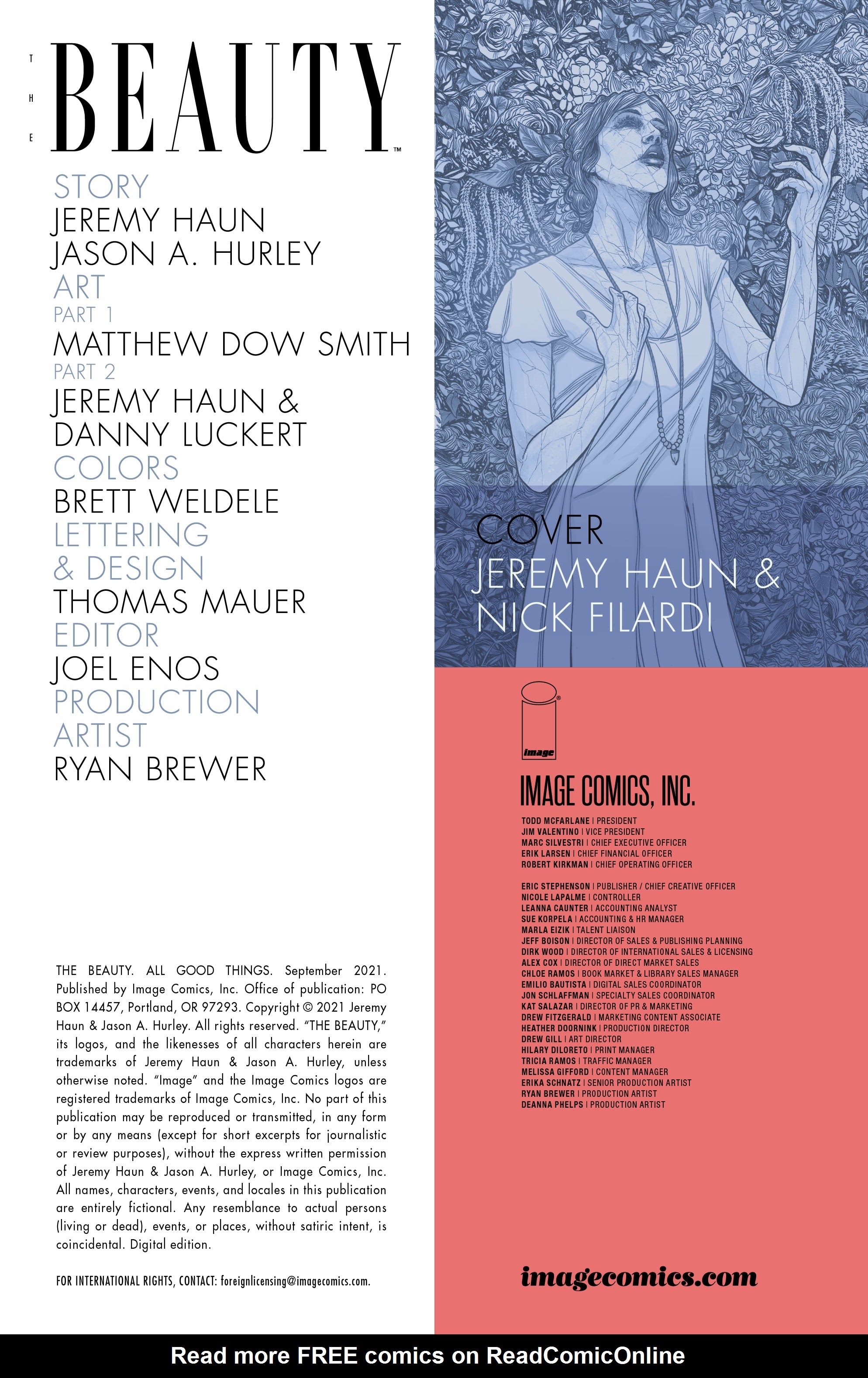 Read online The Beauty: All Good Things One-Shot comic -  Issue # Full - 2