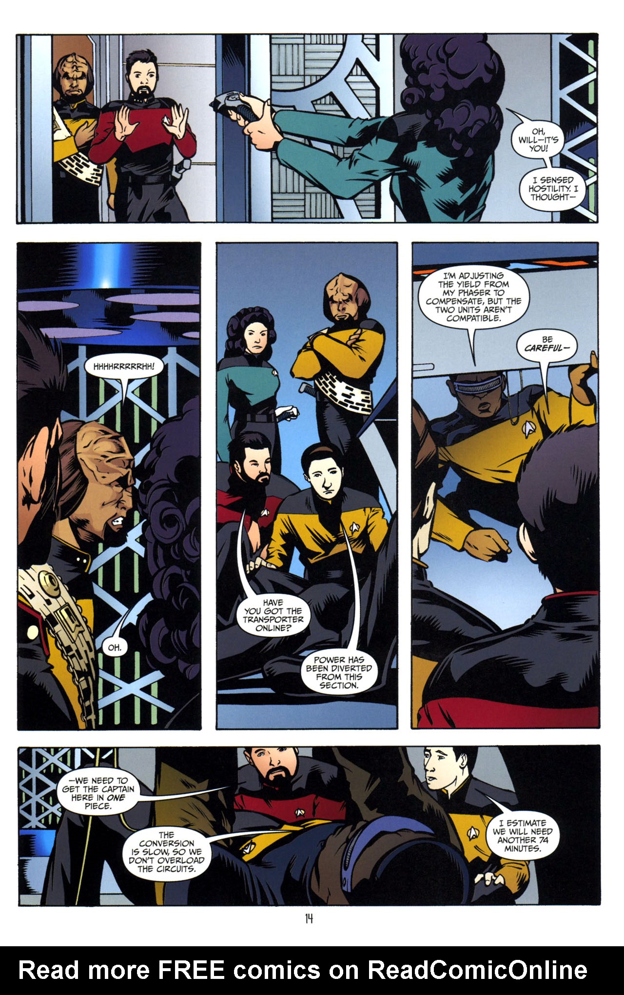 Read online Star Trek: The Next Generation: The Space Between comic -  Issue #6 - 15