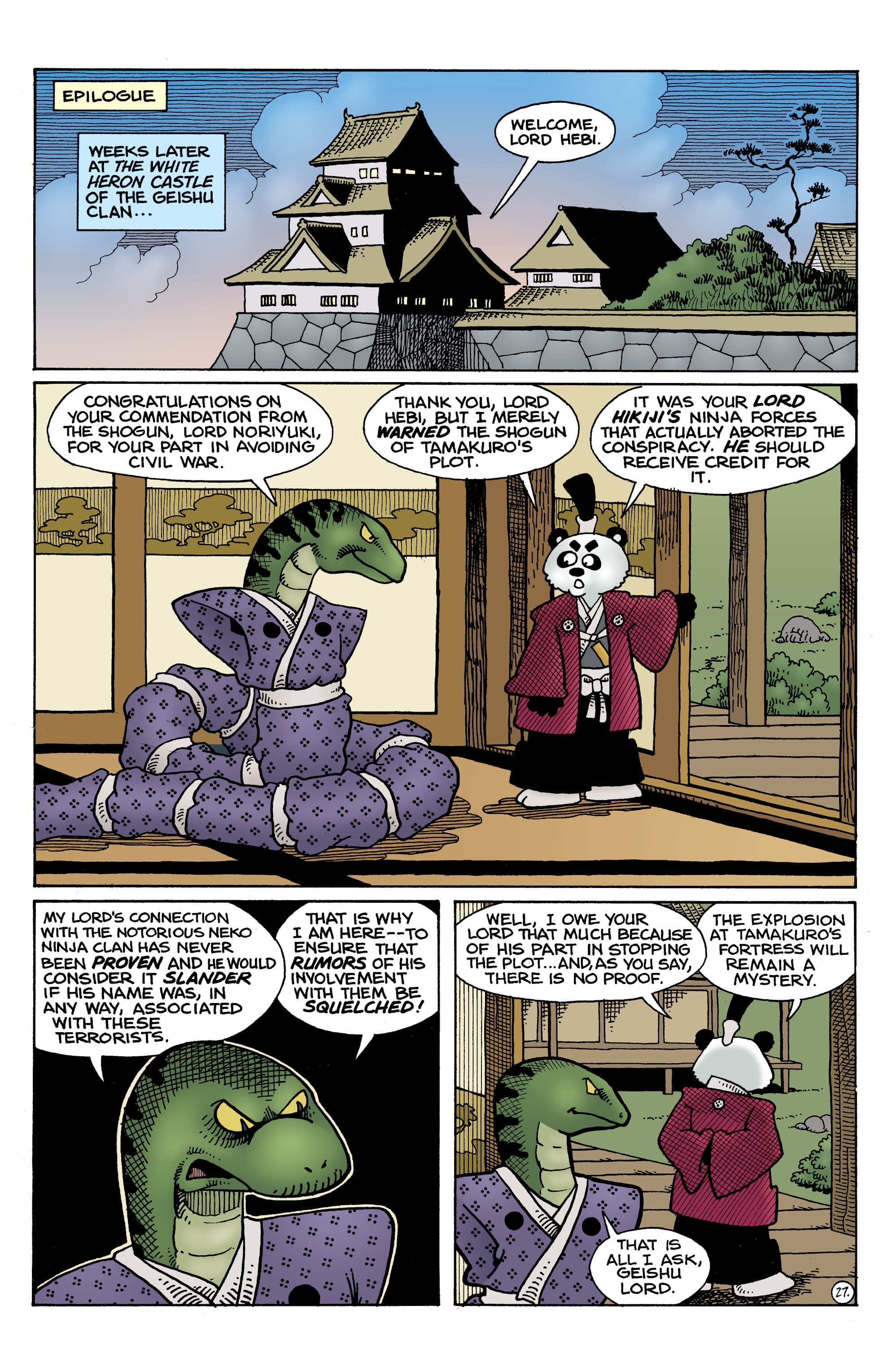 Read online Usagi Yojimbo: The Dragon Bellow Conspiracy comic -  Issue #6 - 29