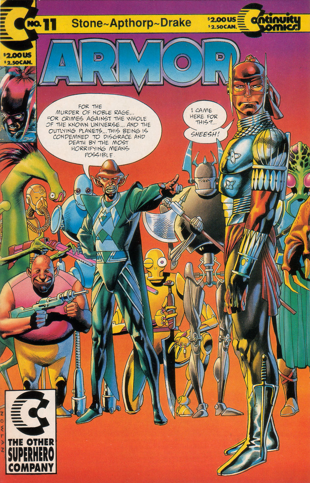 Read online Armor comic -  Issue #11 - 1