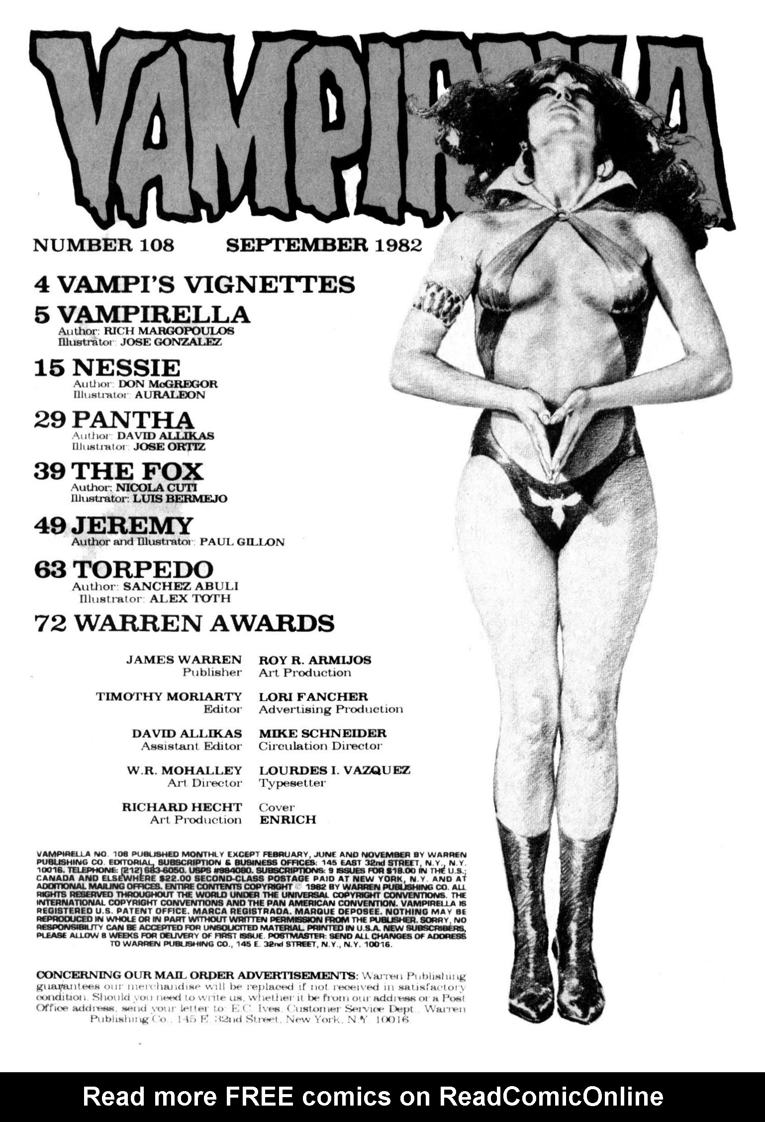 Read online Vampirella (1969) comic -  Issue #108 - 3