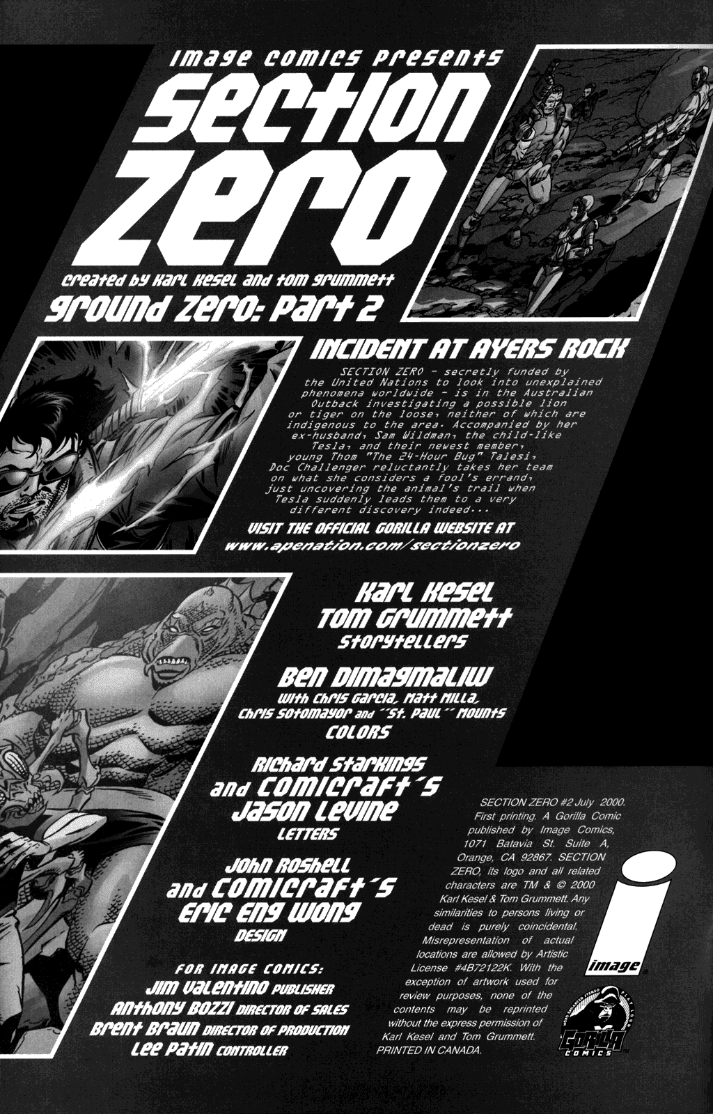 Read online Section Zero comic -  Issue #2 - 2