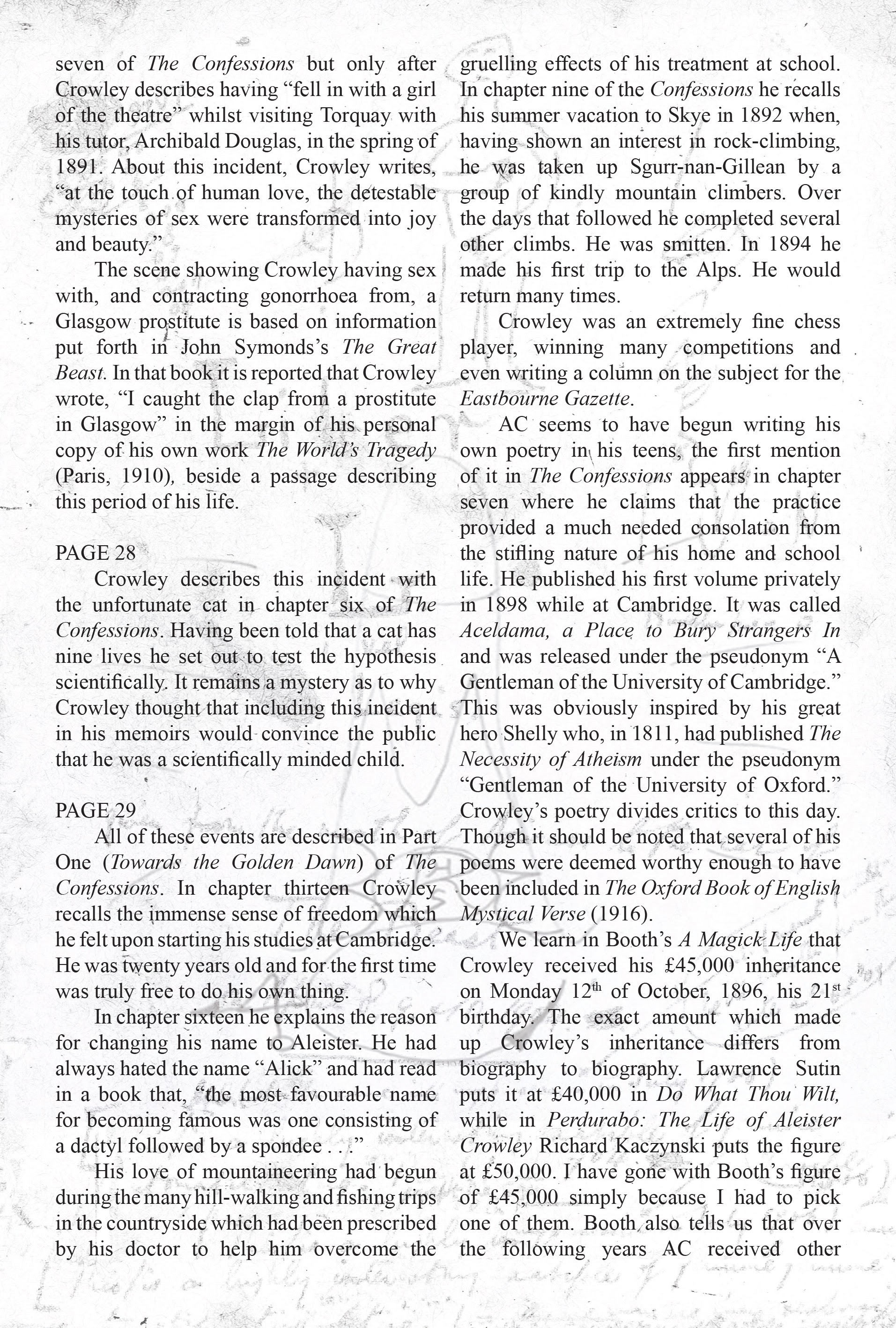 Read online Aleister Crowley: Wandering the Waste comic -  Issue # TPB - 124