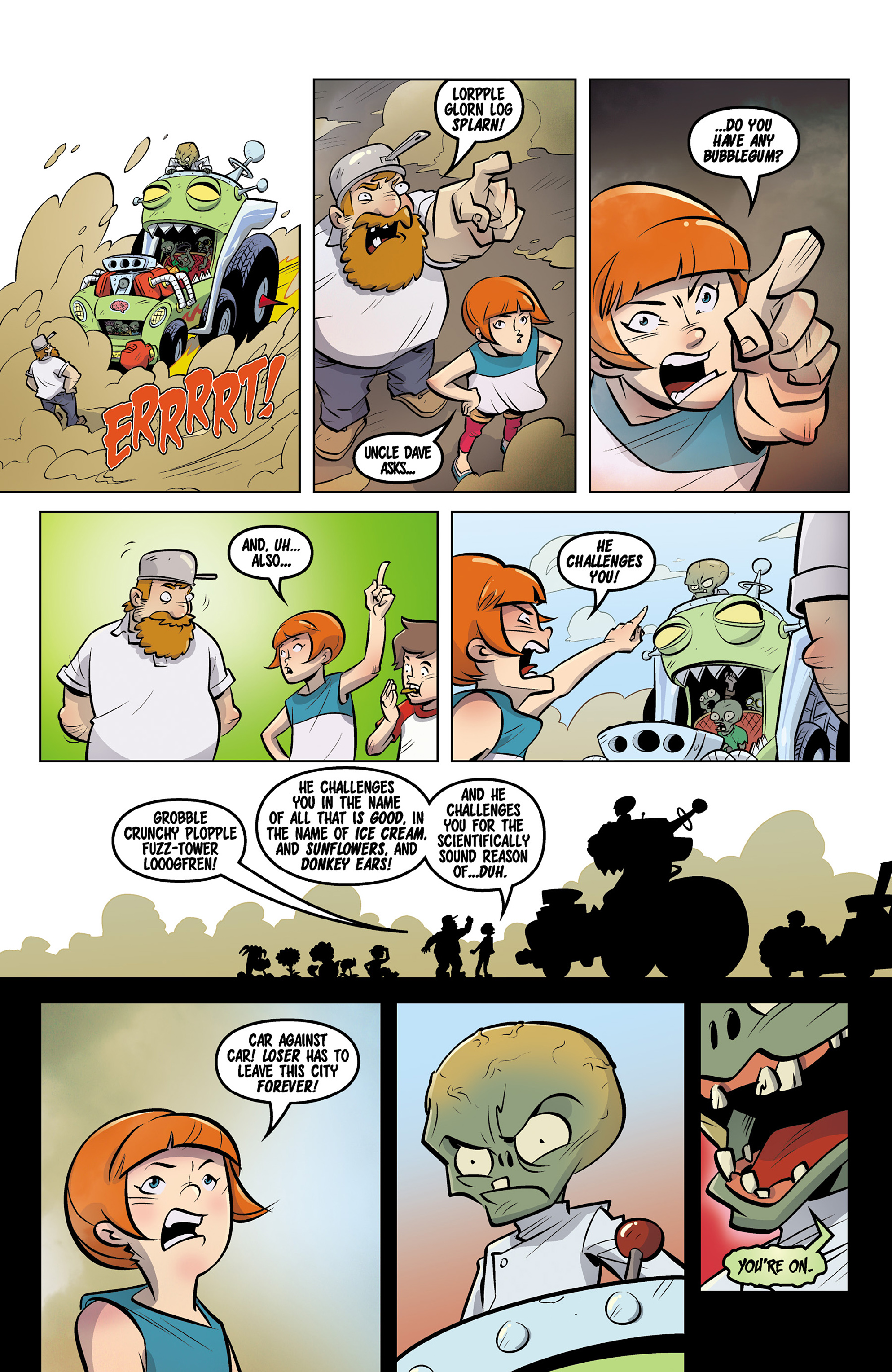 Read online Plants vs. Zombies: Petal to the Metal comic -  Issue #7 - 18