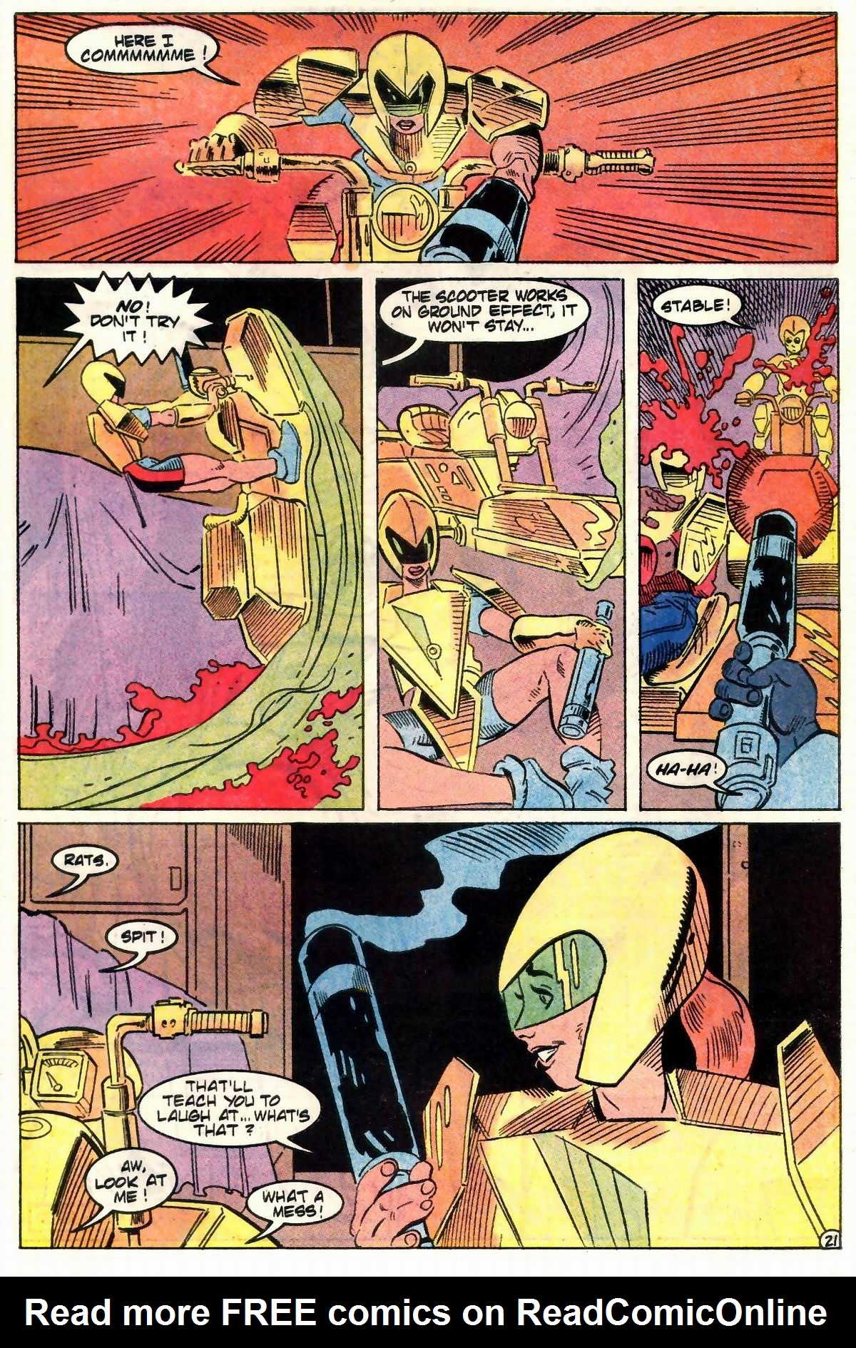 Read online The Web (1991) comic -  Issue #5 - 22