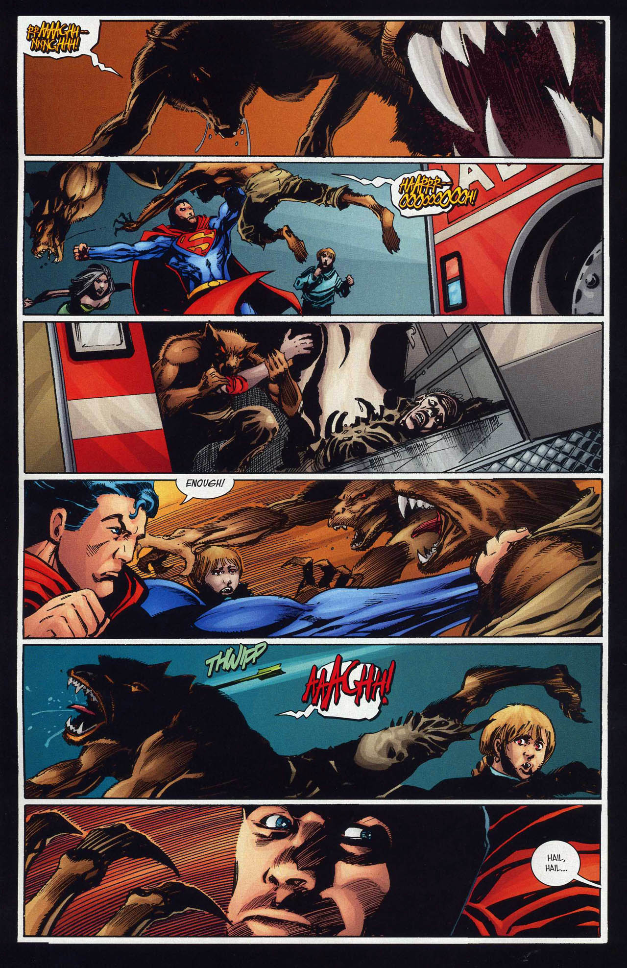 Read online Superman and Batman vs. Vampires and Werewolves comic -  Issue #4 - 5