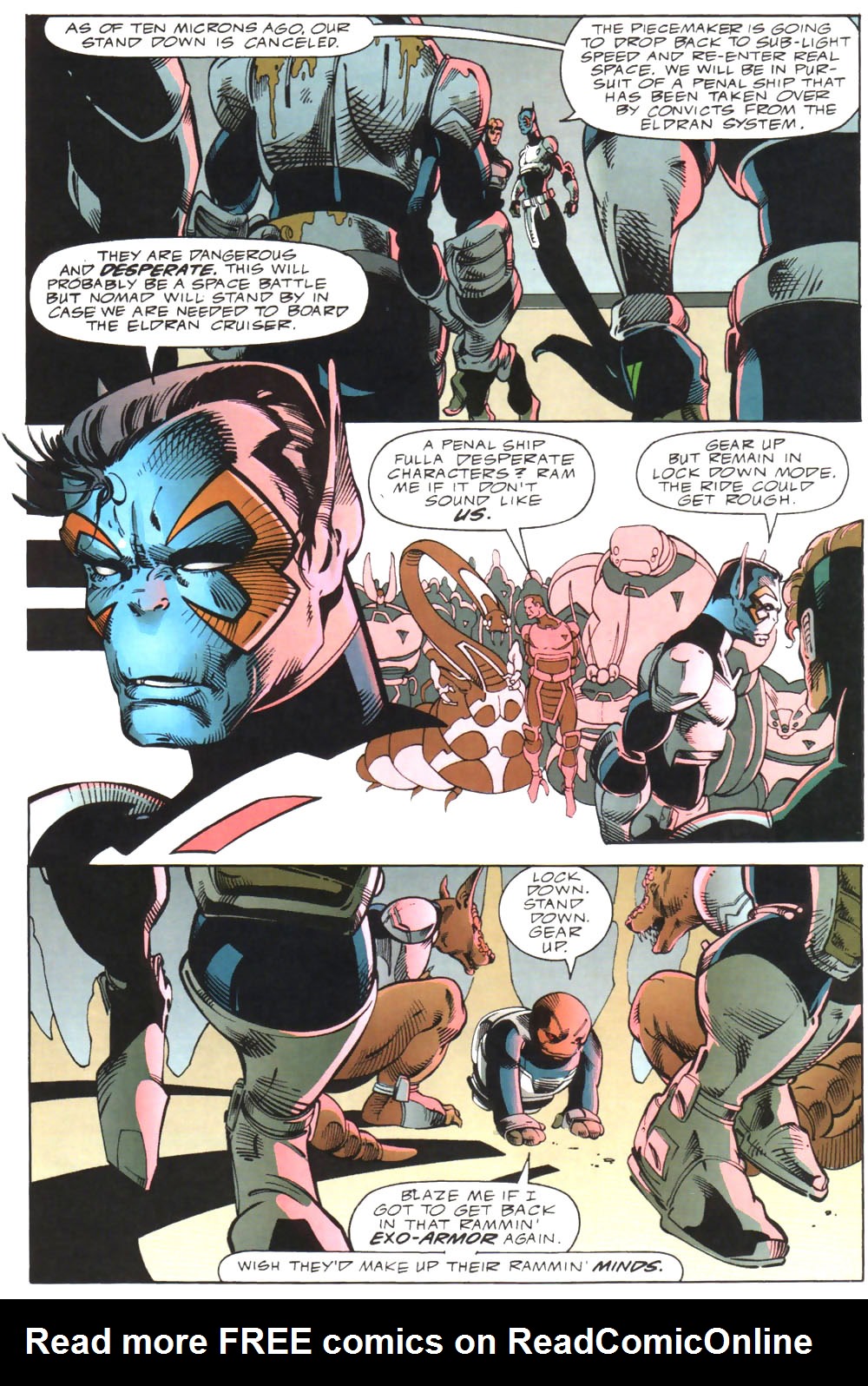 Read online Alien Legion: On the Edge comic -  Issue #1 - 17