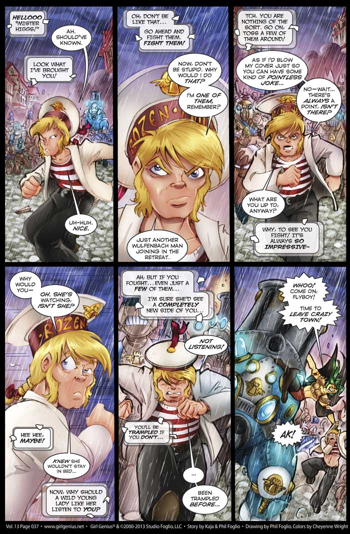 Read online Girl Genius (2002) comic -  Issue #13 - 38