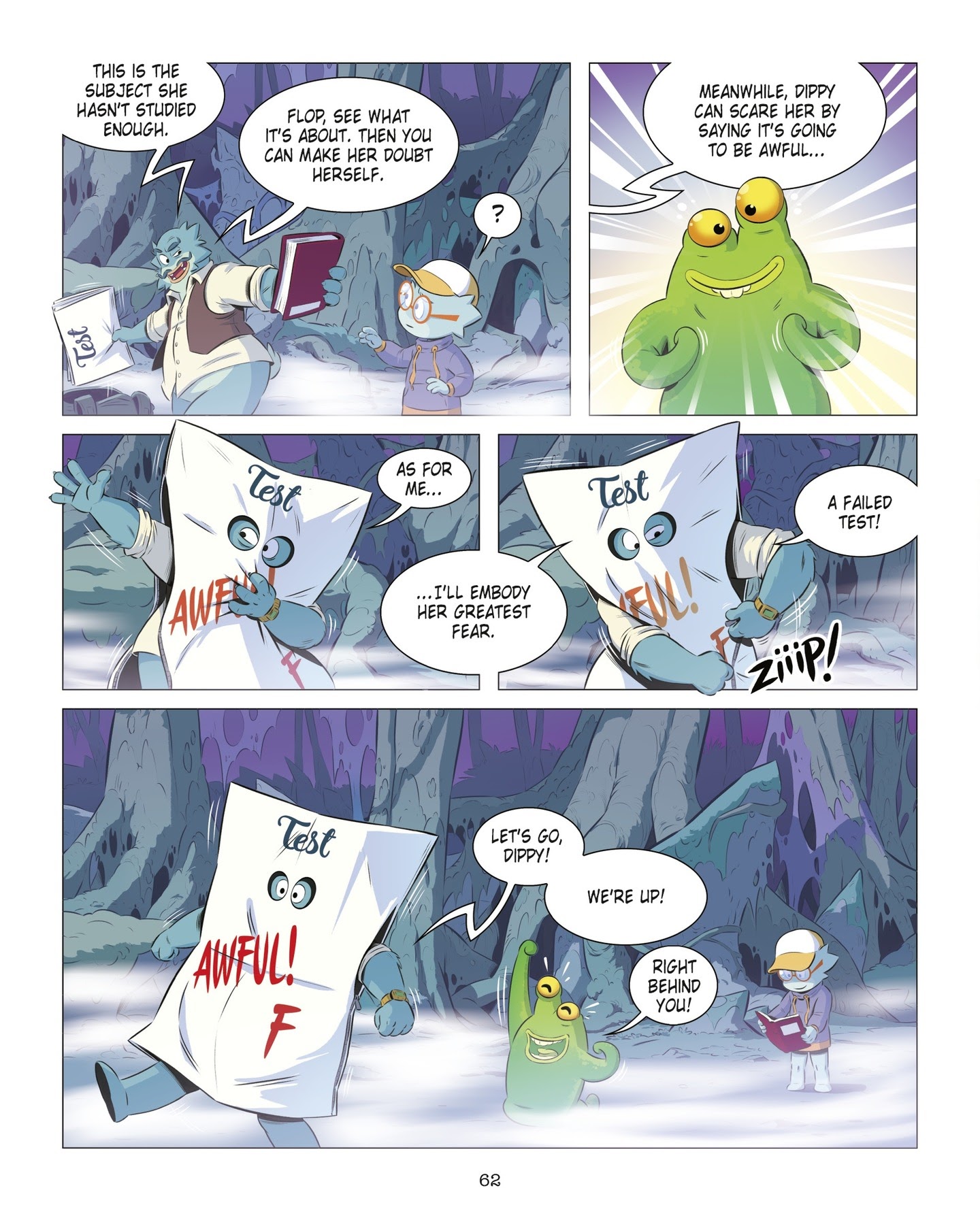 Read online The School for Little Monsters: It's Tough Being Flop comic -  Issue # TPB - 62