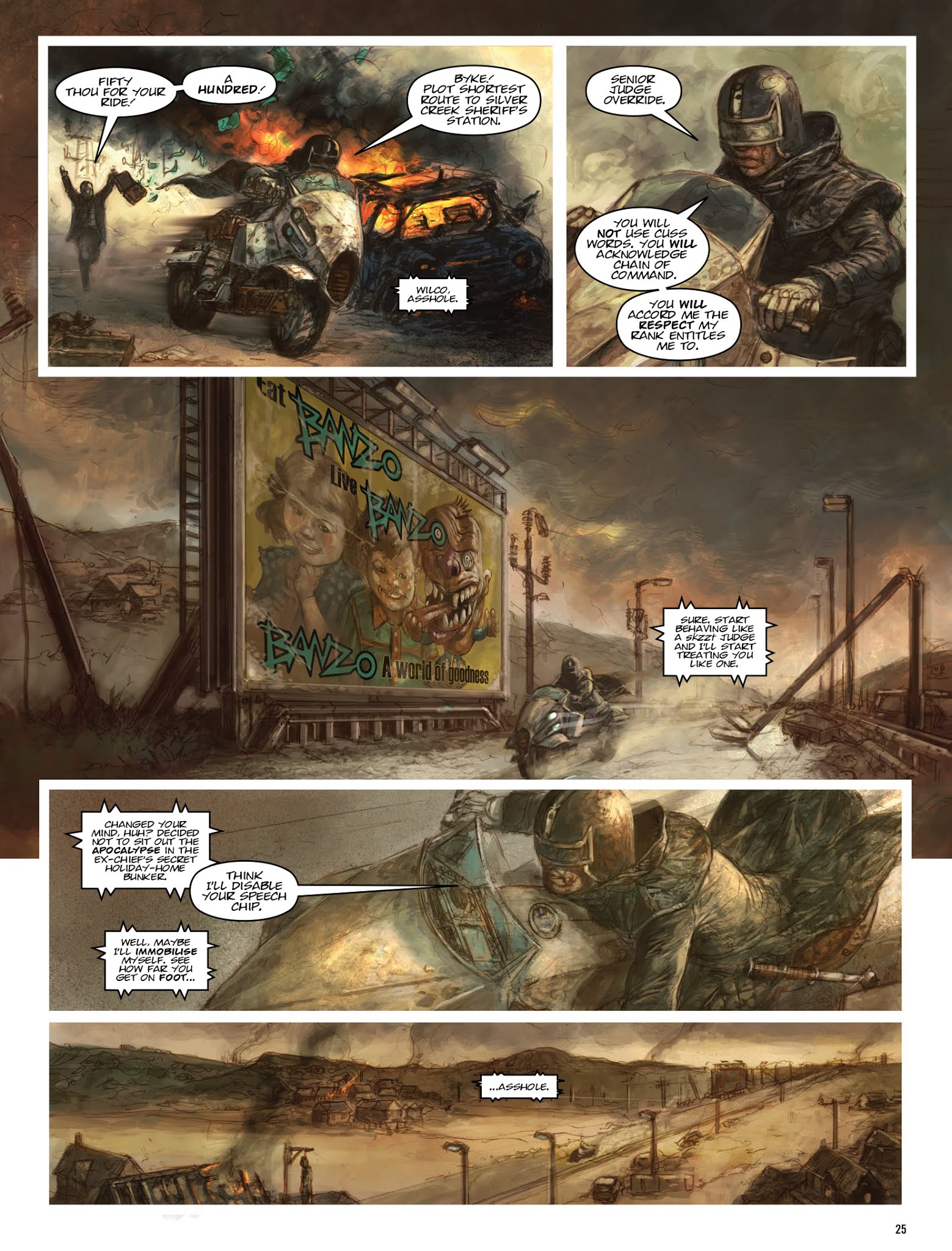 Read online The Dark Judges: The Fall of Deadworld comic -  Issue # TPB - 26