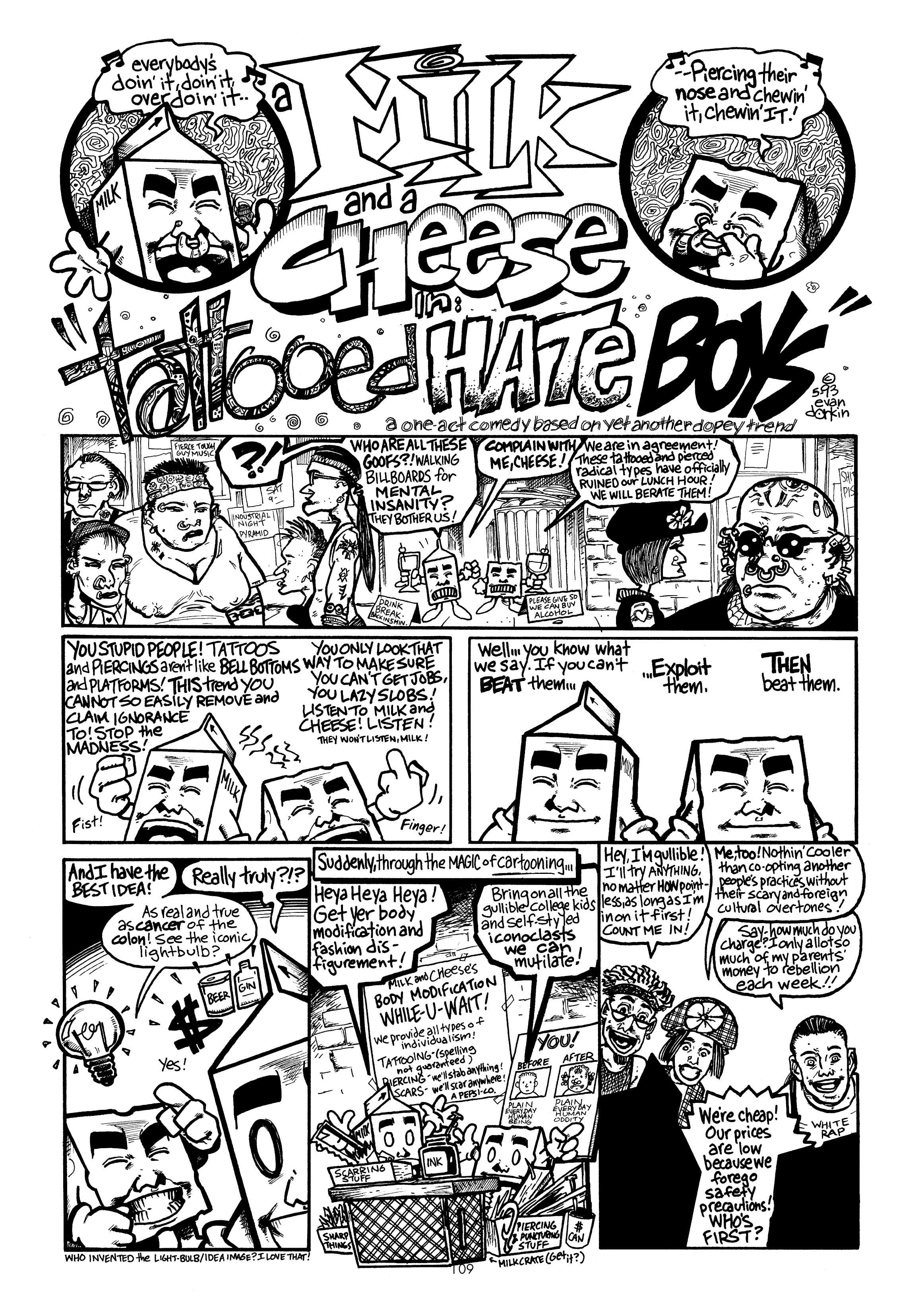 Read online Milk And Cheese: Dairy Products Gone Bad! comic -  Issue # Full - 111