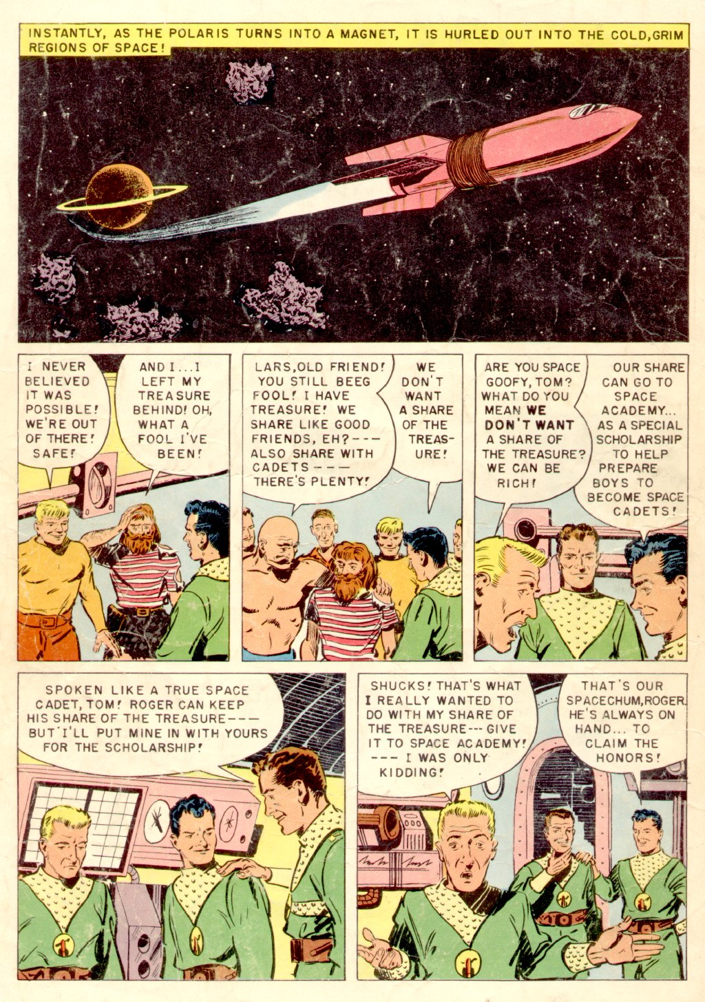 Read online Tom Corbett, Space Cadet comic -  Issue #8 - 36