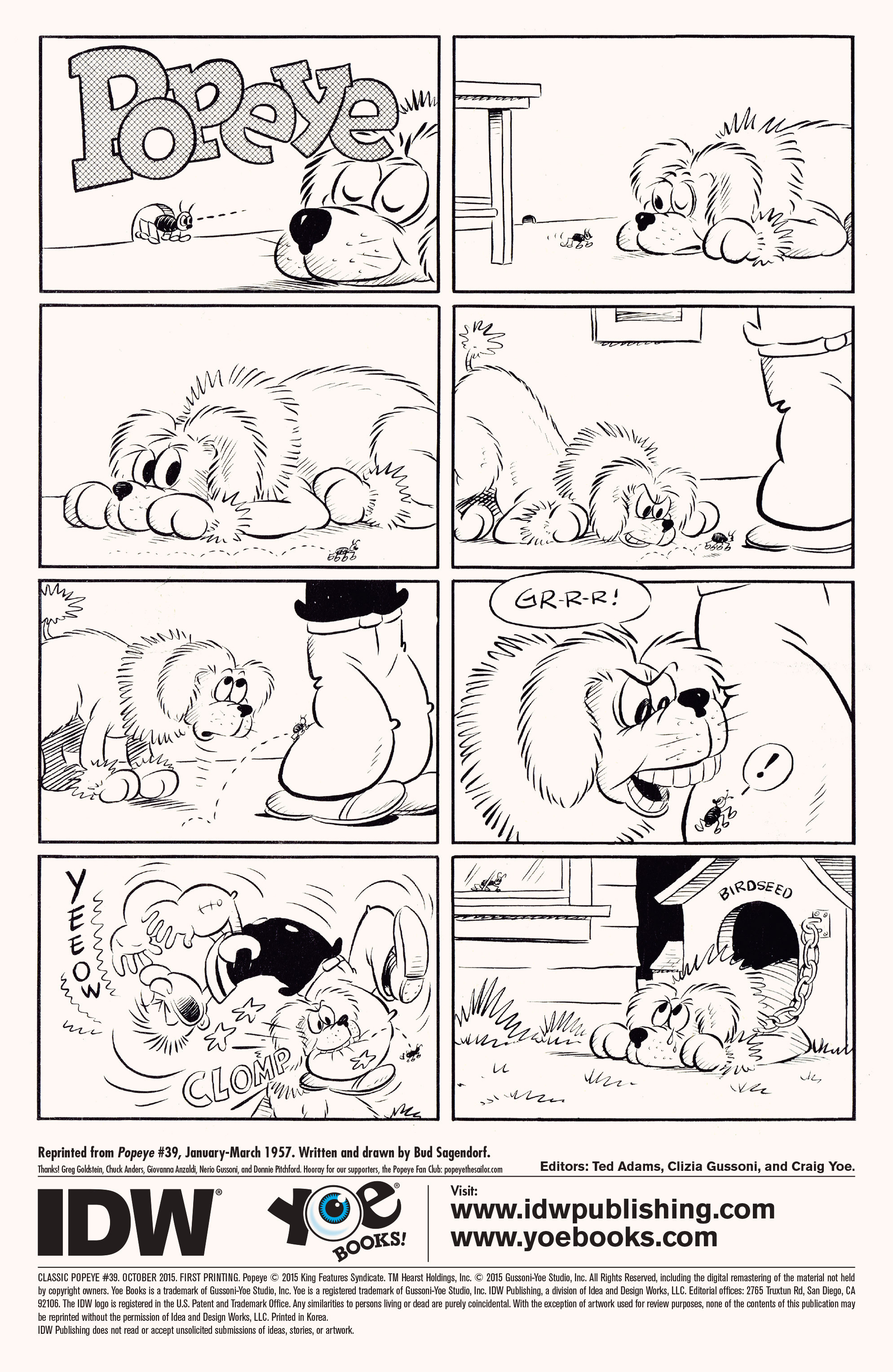 Read online Classic Popeye comic -  Issue #39 - 2