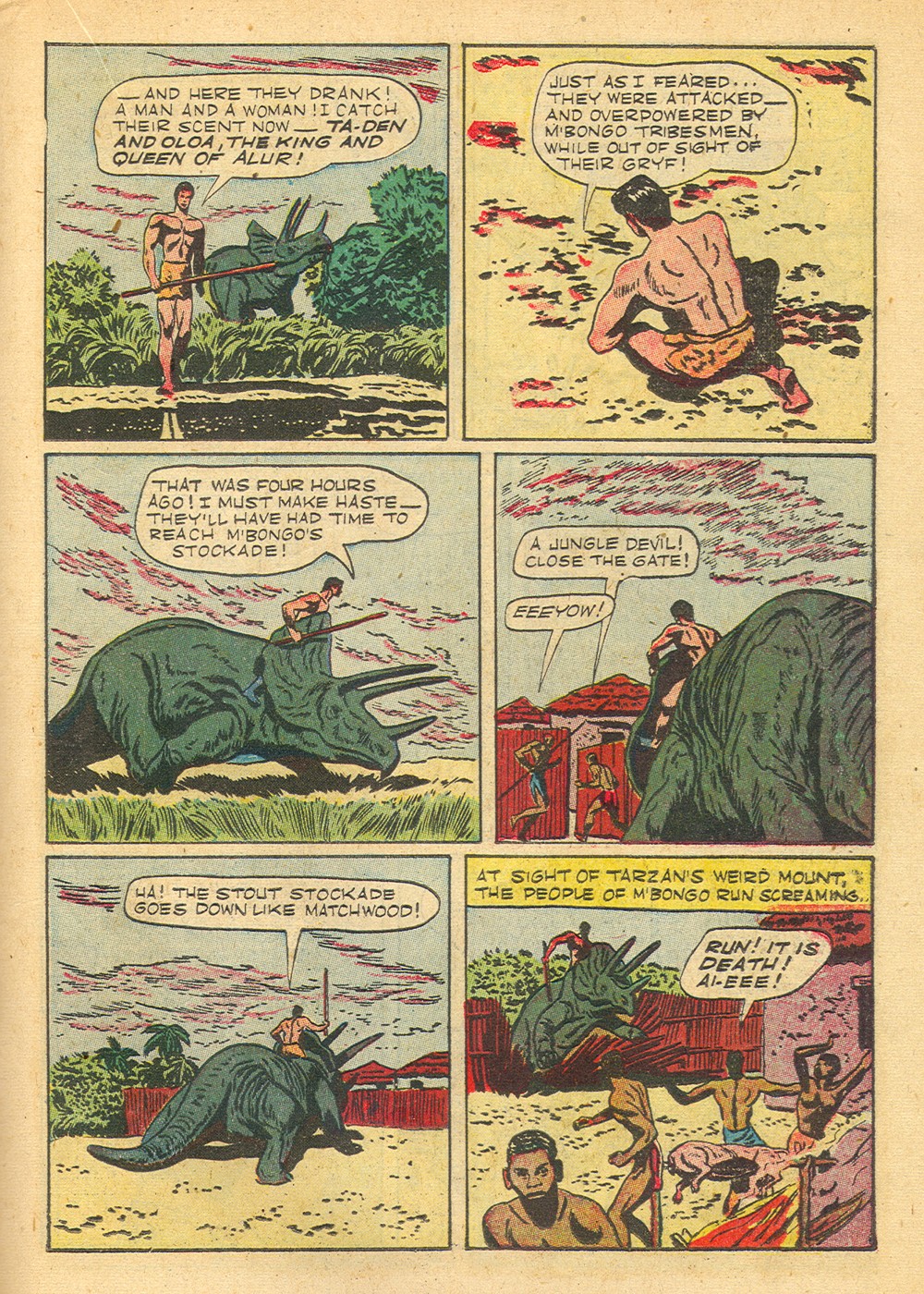 Read online Tarzan (1948) comic -  Issue #24 - 29