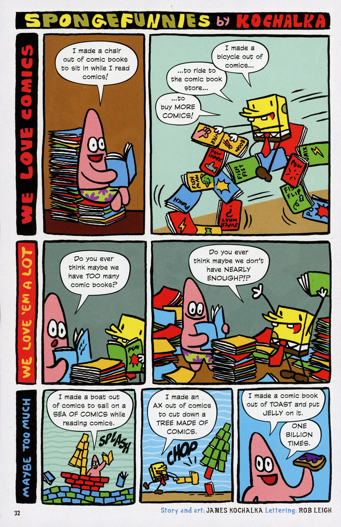 Read online SpongeBob Comics comic -  Issue #50 - 34