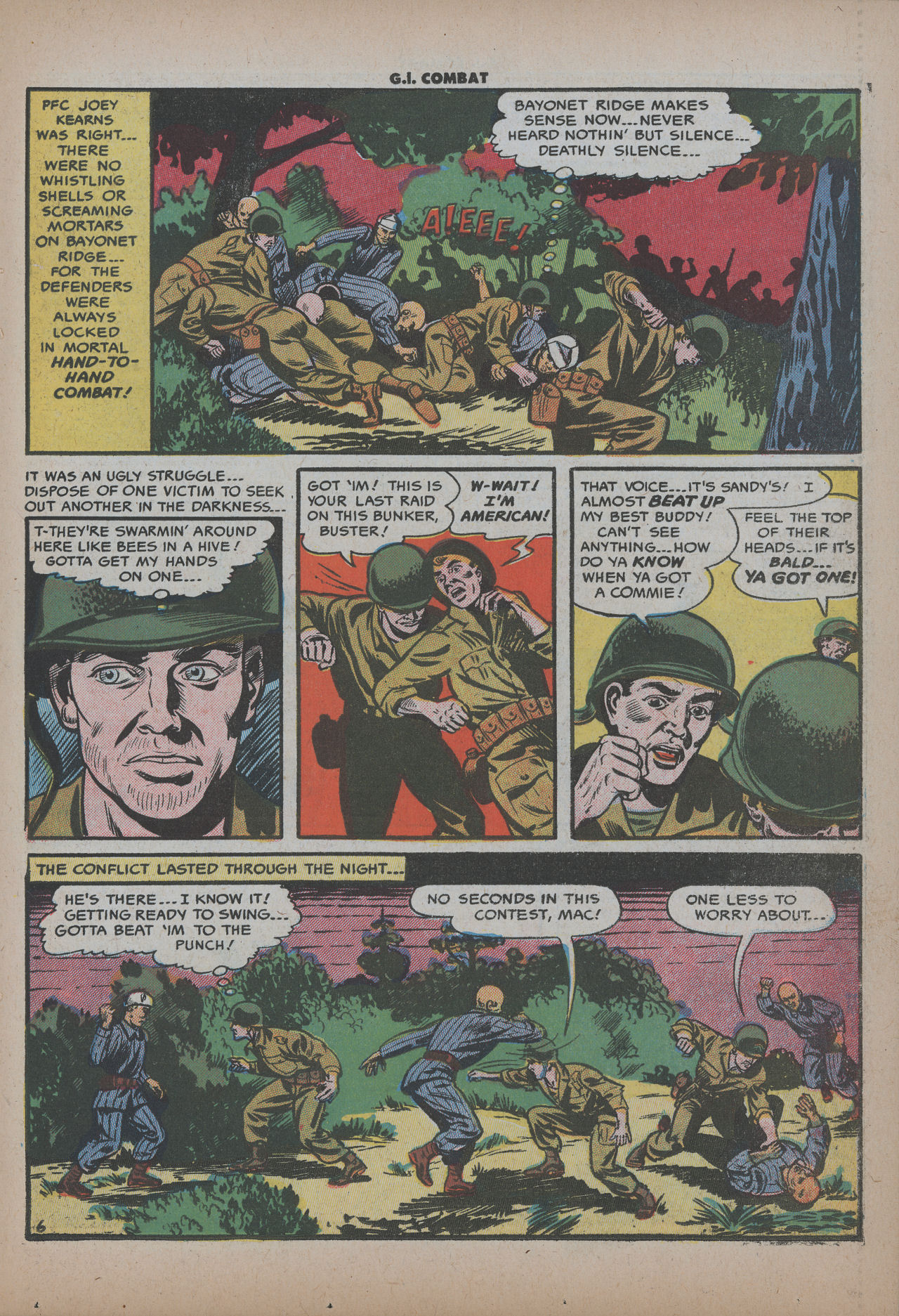 Read online G.I. Combat (1952) comic -  Issue #37 - 23