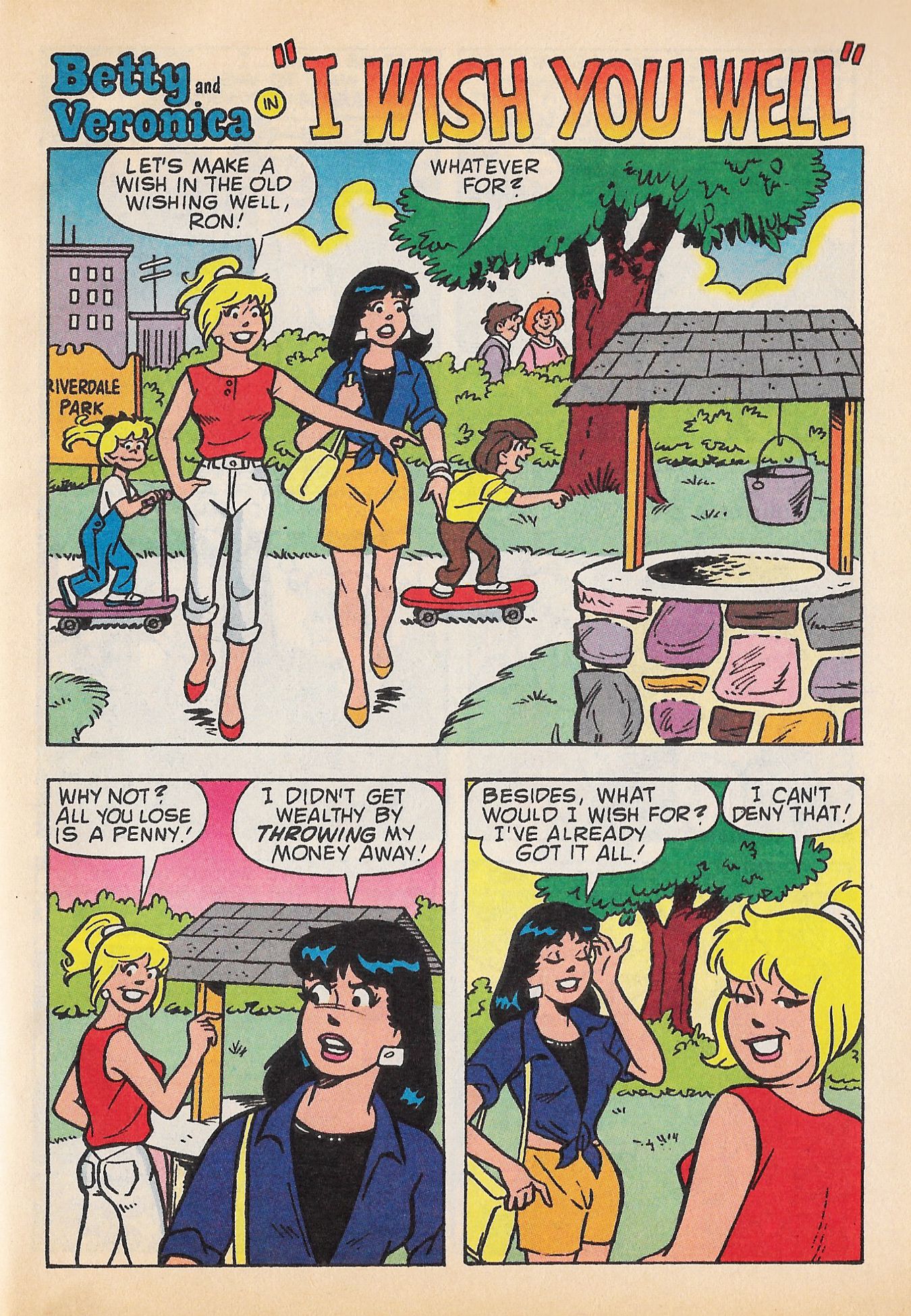 Read online Betty and Veronica Digest Magazine comic -  Issue #77 - 93