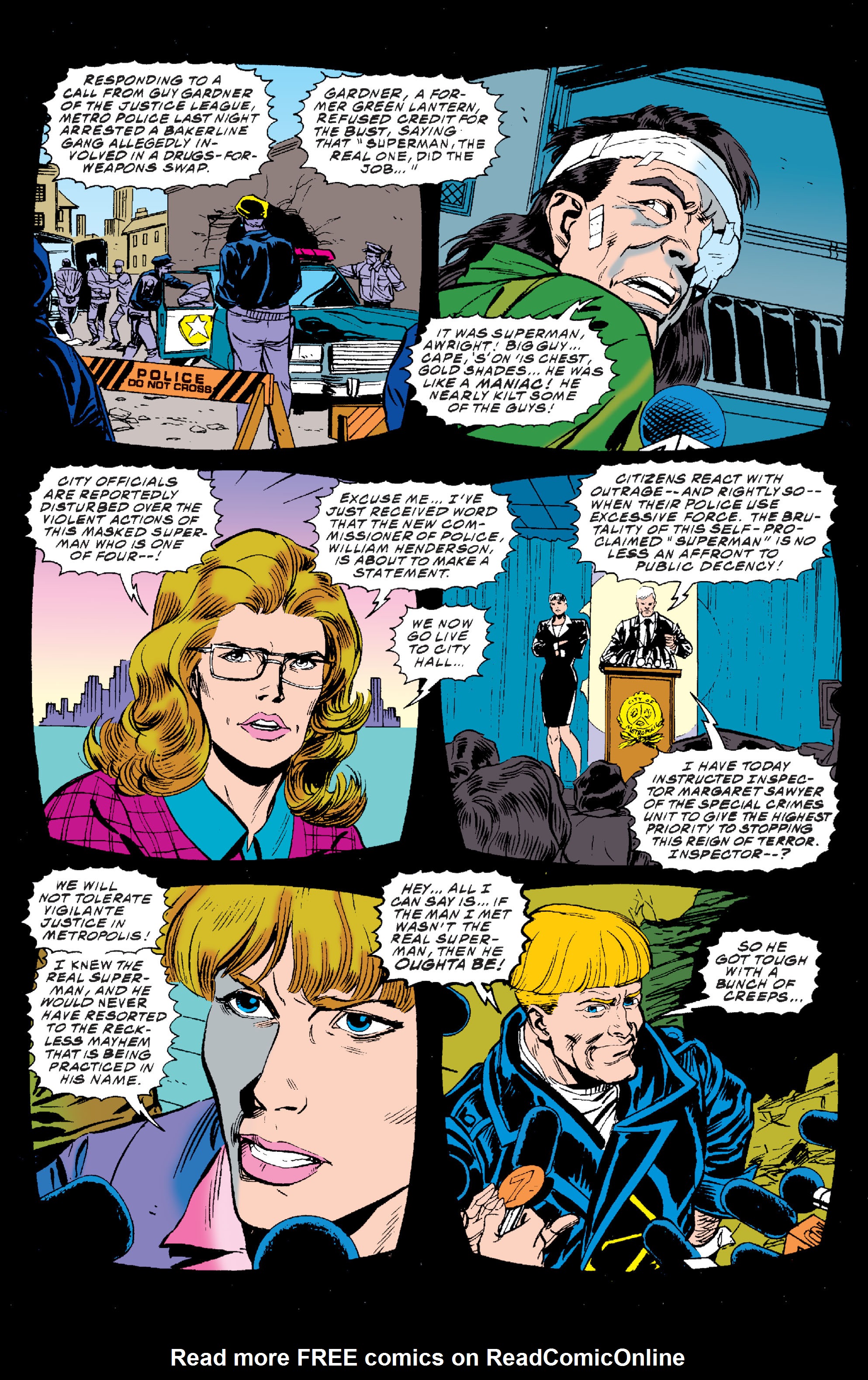Read online Superman: The Death and Return of Superman Omnibus comic -  Issue # TPB (Part 8) - 36