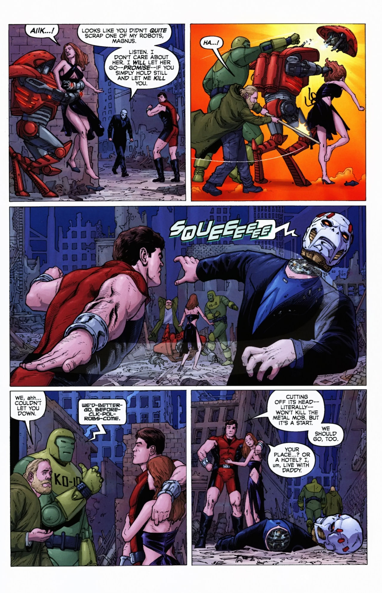 Read online Magnus, Robot Fighter (2010) comic -  Issue #4 - 31