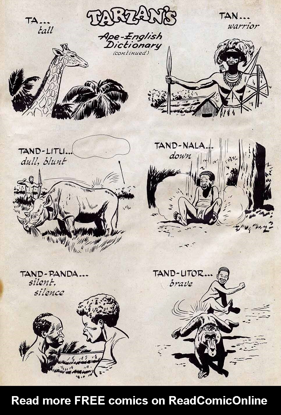 Read online Tarzan (1948) comic -  Issue #7 - 35