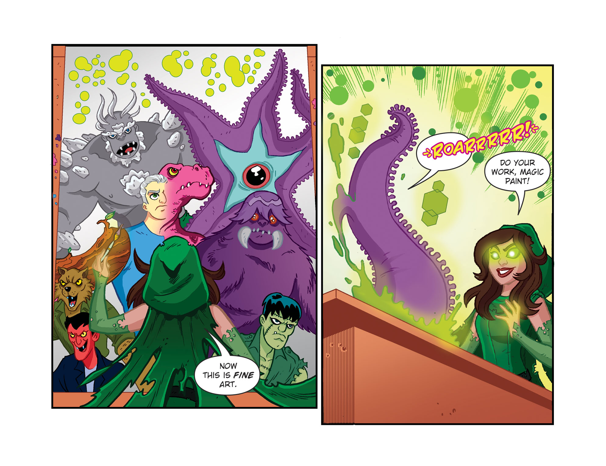 Read online DC Super Hero Girls: Out of the Bottle comic -  Issue #8 - 22