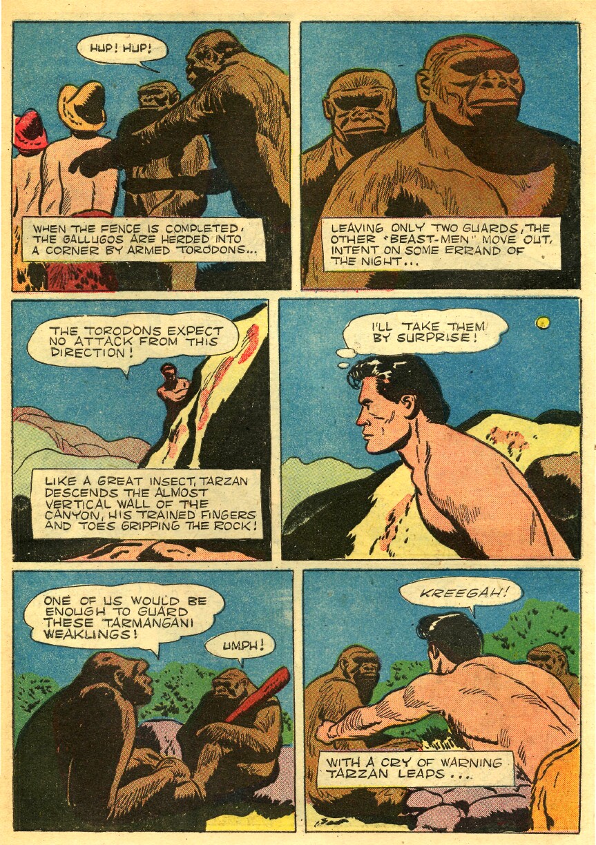 Read online Tarzan (1948) comic -  Issue #56 - 35