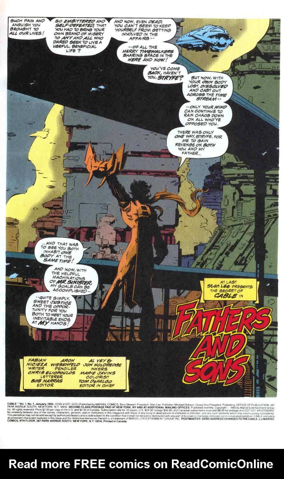 Read online Cable (1993) comic -  Issue #7 - 4