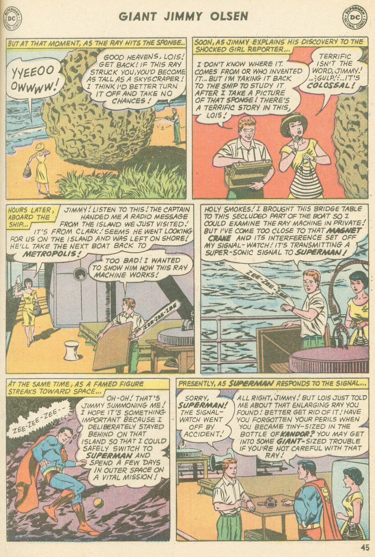 Read online Superman's Pal Jimmy Olsen comic -  Issue #104 - 47