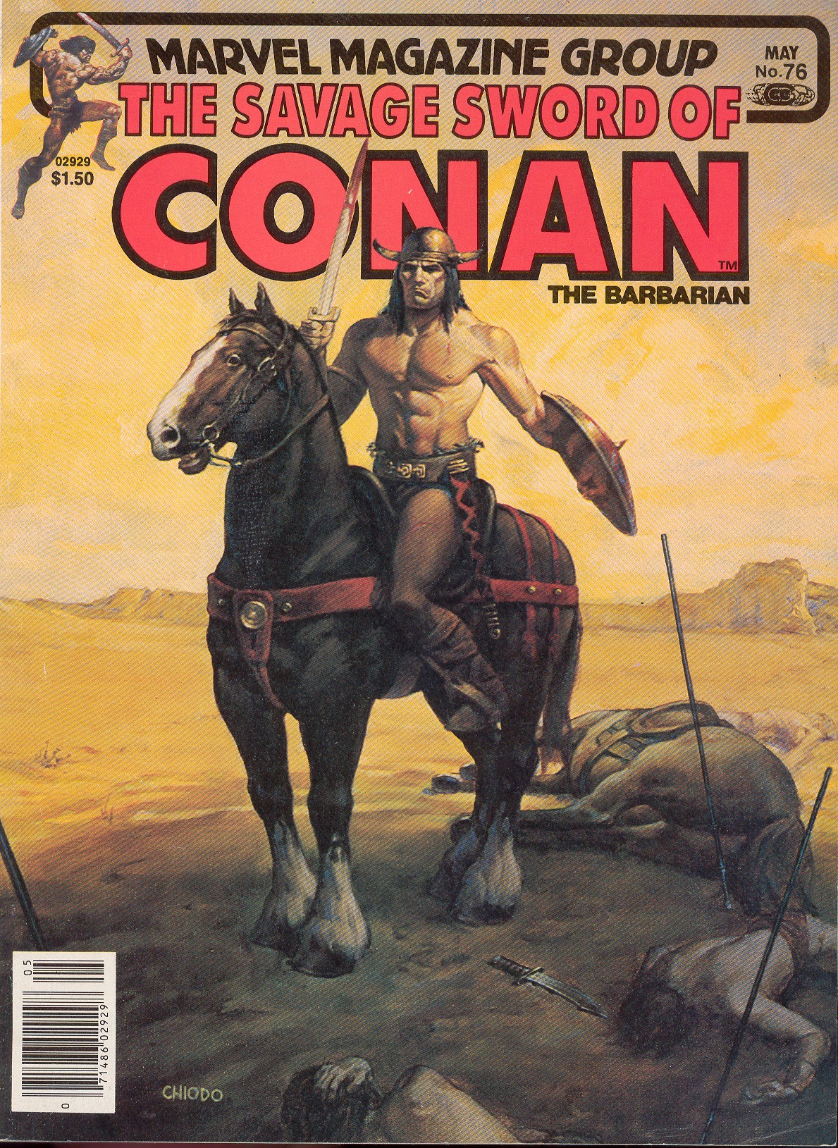 Read online The Savage Sword Of Conan comic -  Issue #76 - 1