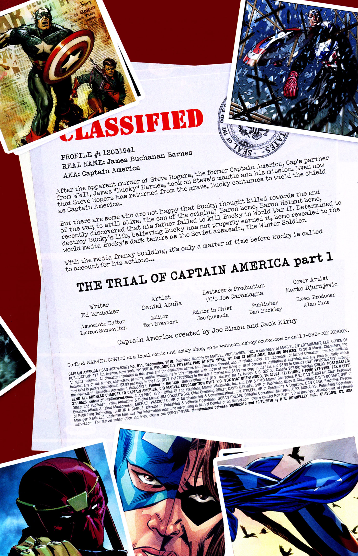 Read online Captain America (1968) comic -  Issue #611 - 2