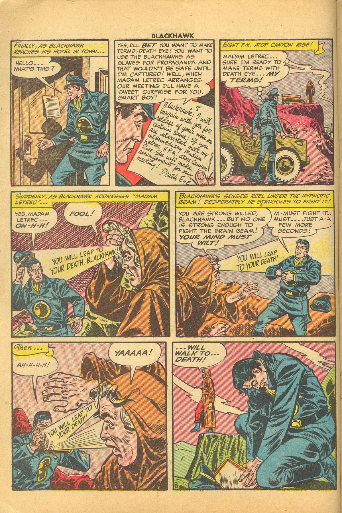 Read online Blackhawk (1957) comic -  Issue #84 - 10