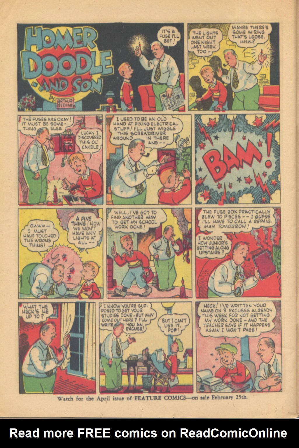 Read online Feature Comics comic -  Issue #54 - 59