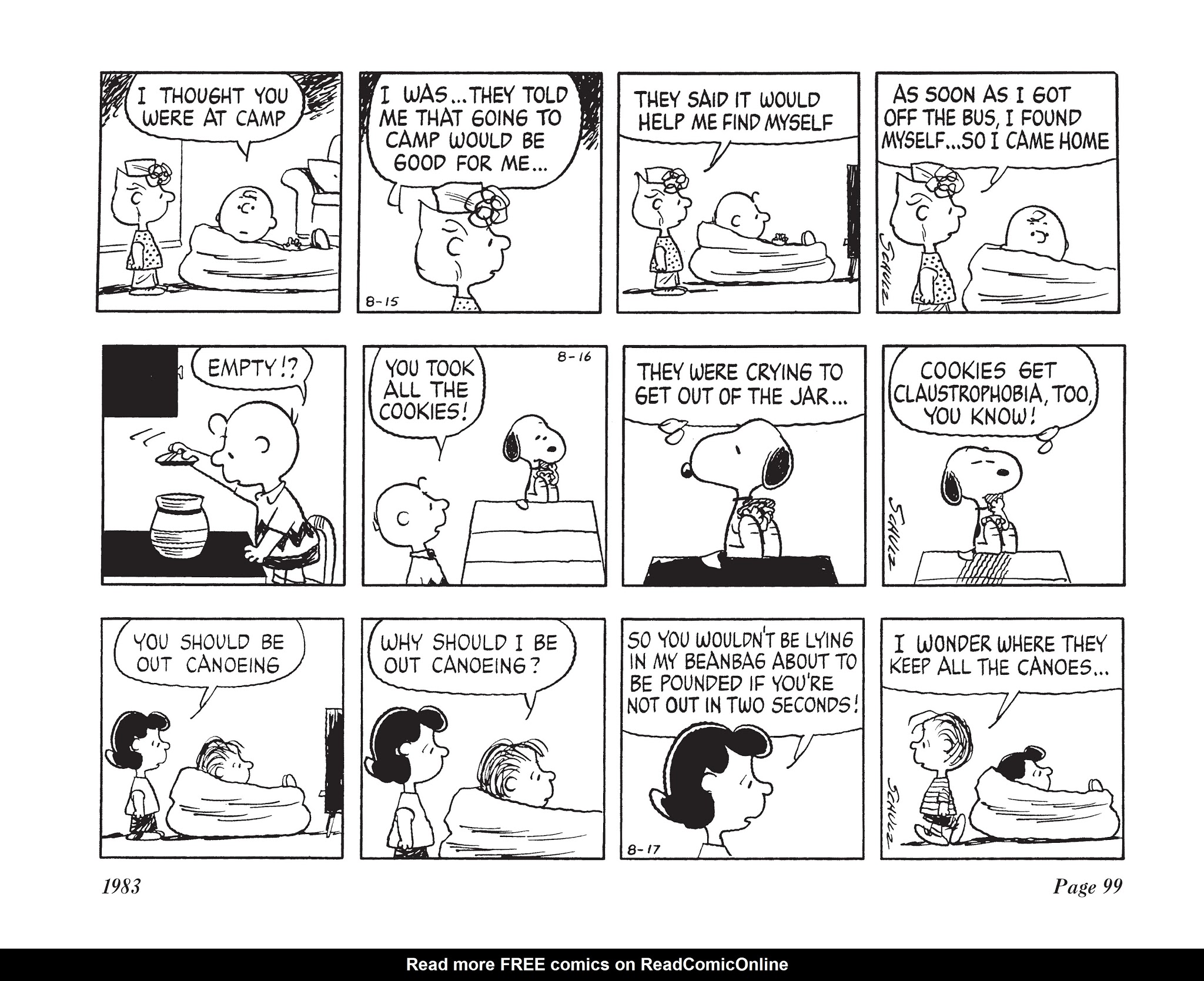 Read online The Complete Peanuts comic -  Issue # TPB 17 - 115
