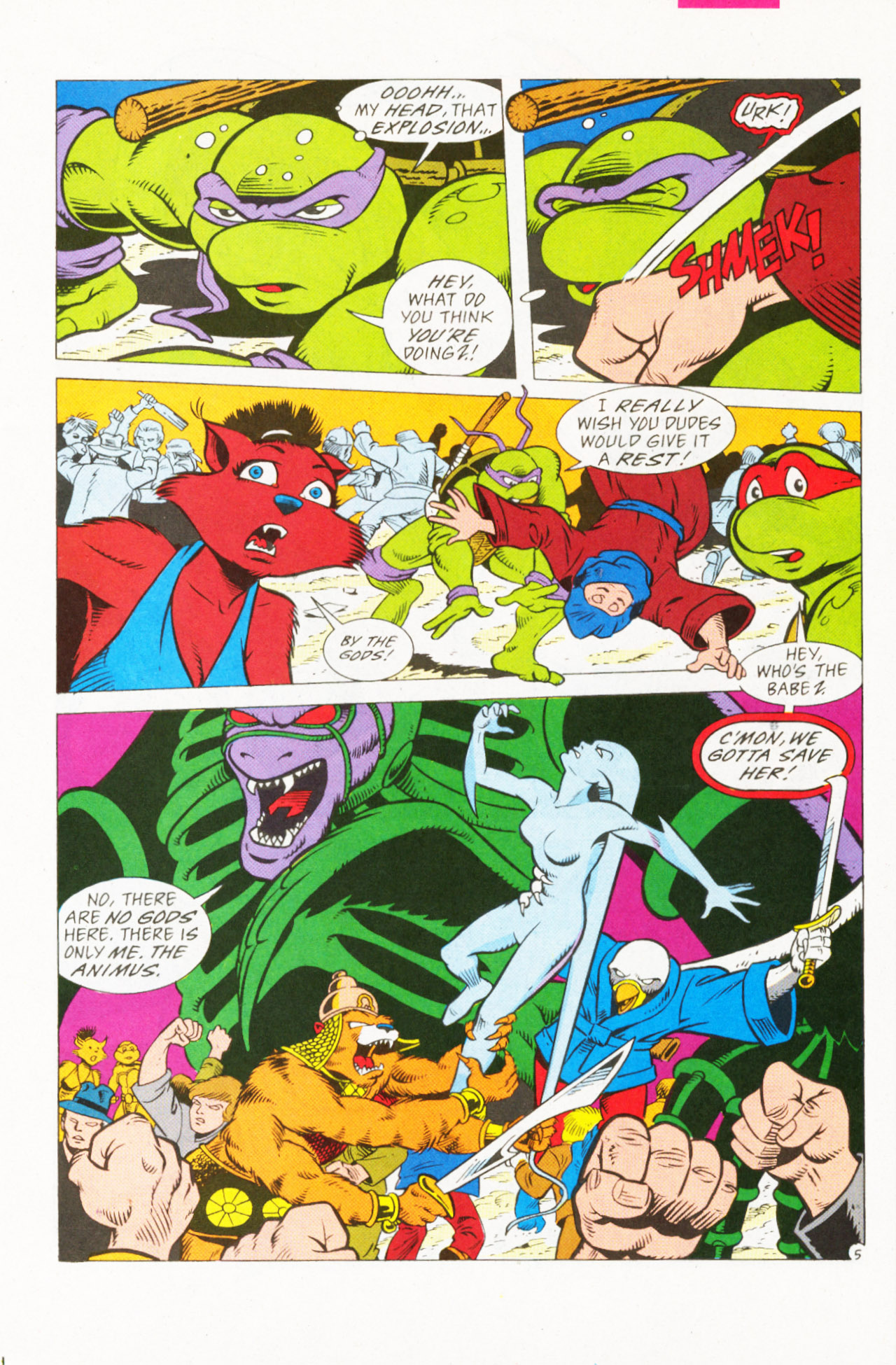 Read online Teenage Mutant Ninja Turtles Adventures (1989) comic -  Issue #54 - 7