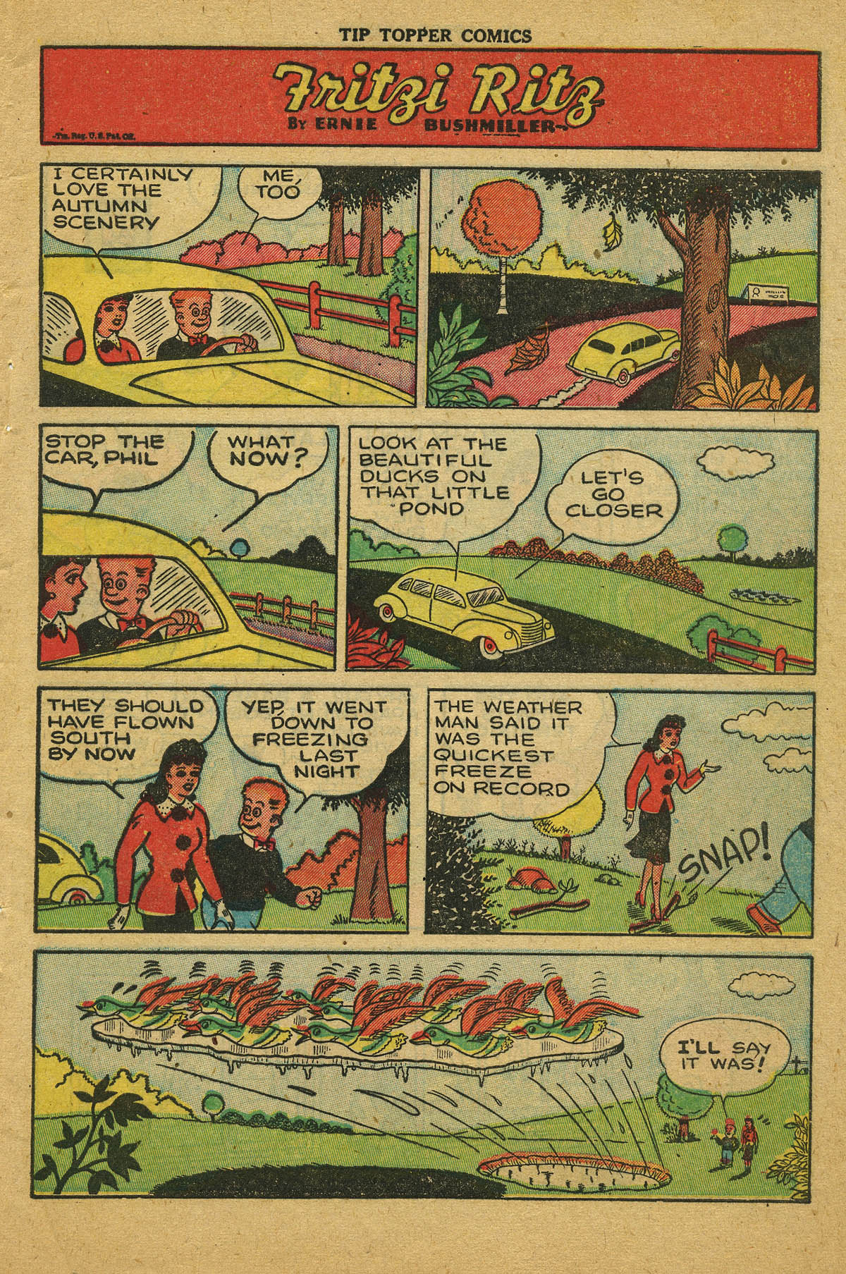 Read online Tip Topper Comics comic -  Issue #4 - 5