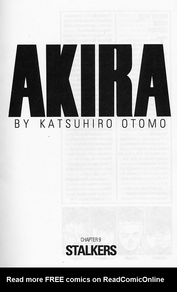 Read online Akira comic -  Issue #9 - 3