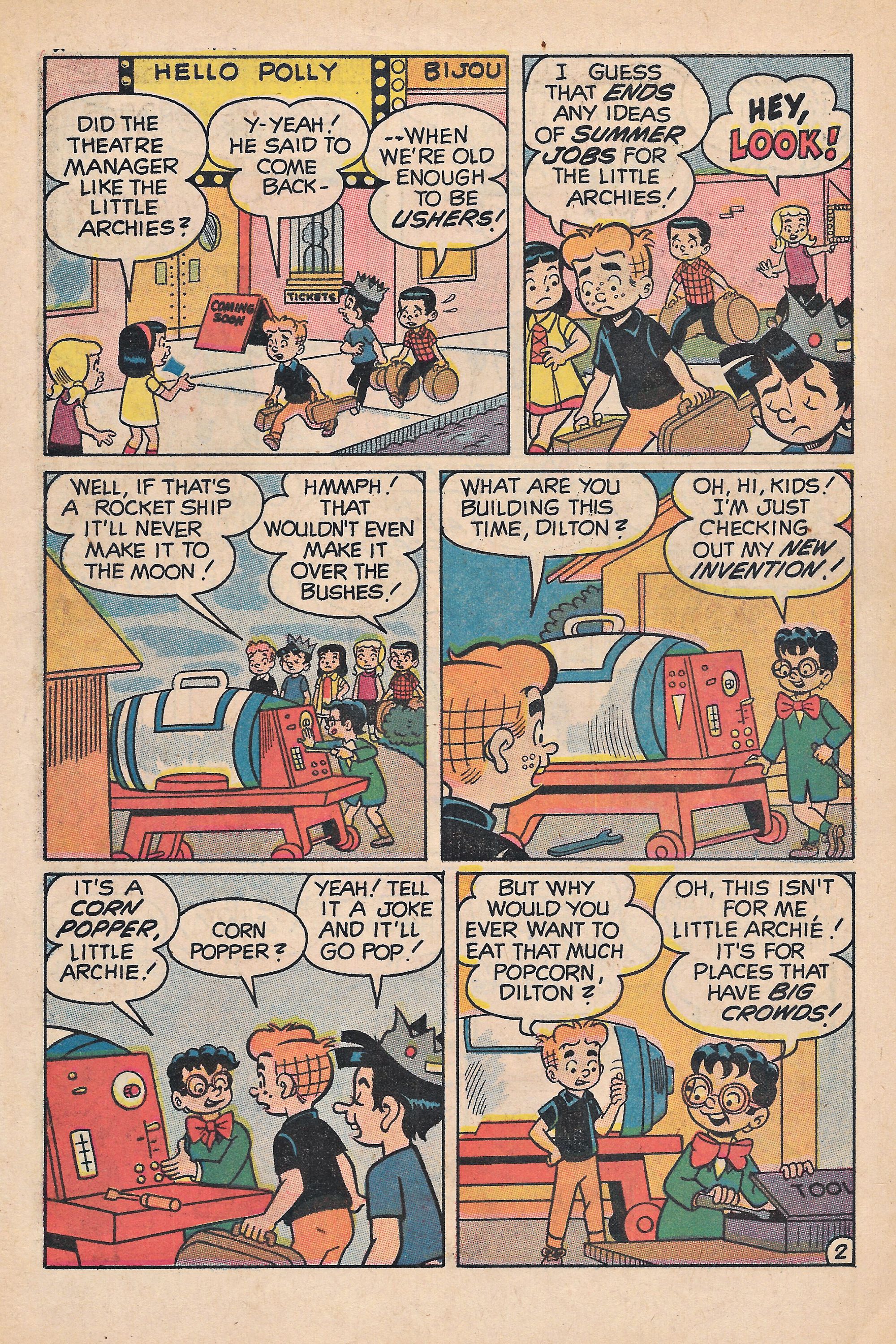 Read online The Adventures of Little Archie comic -  Issue #61 - 61