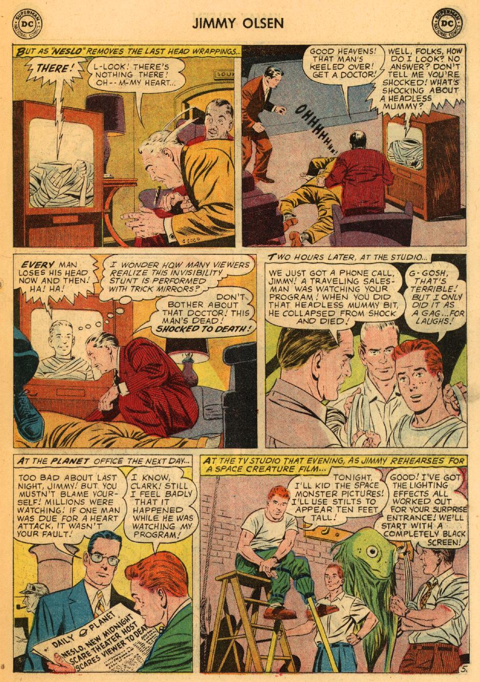 Read online Superman's Pal Jimmy Olsen comic -  Issue #38 - 7