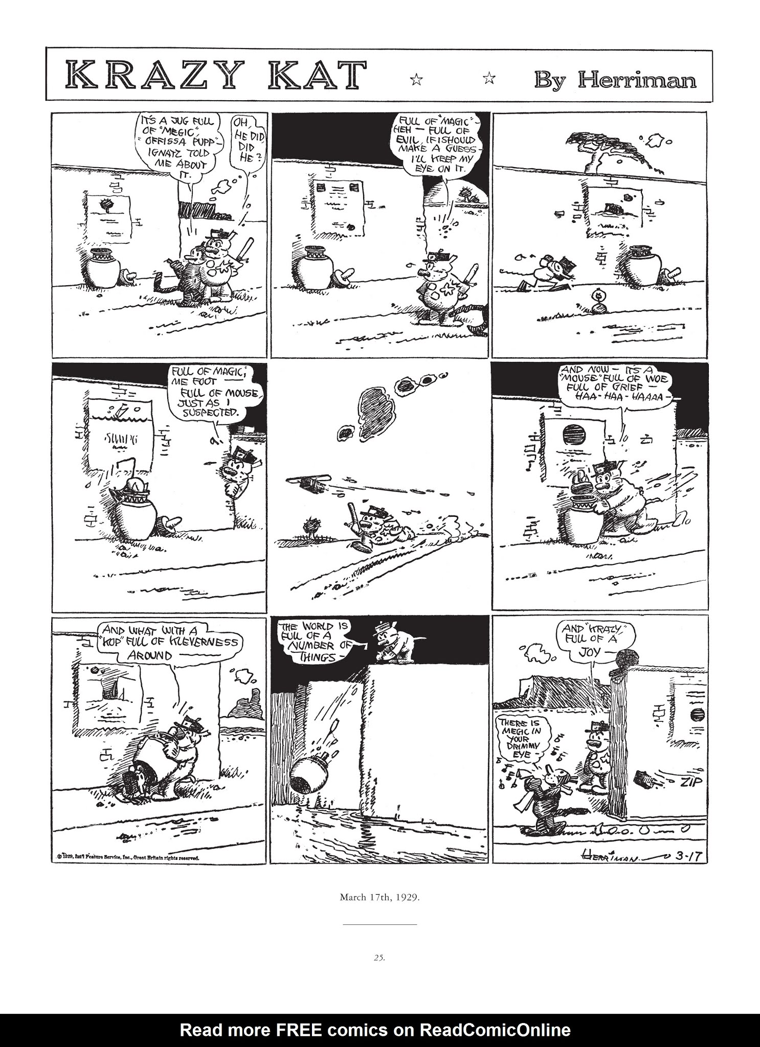 Read online Krazy & Ignatz comic -  Issue # TPB 6 - 23